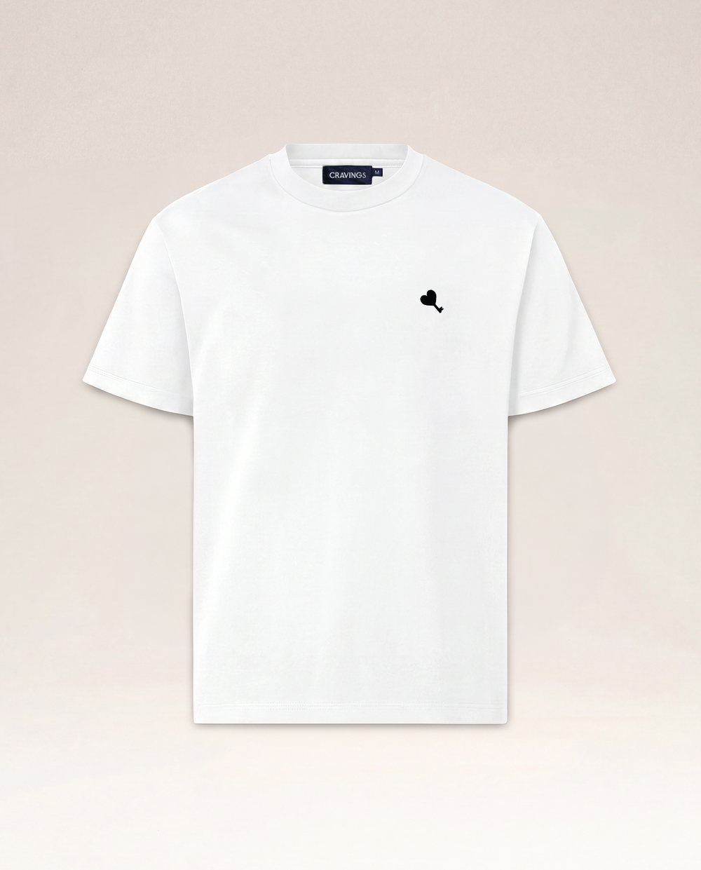 The Cœur Key Relaxed Fit T-shirt in White
