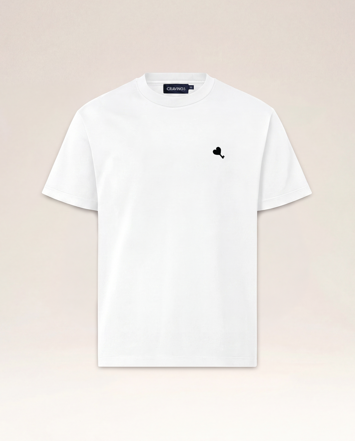 The Cœur Key Relaxed Fit T-shirt in White
