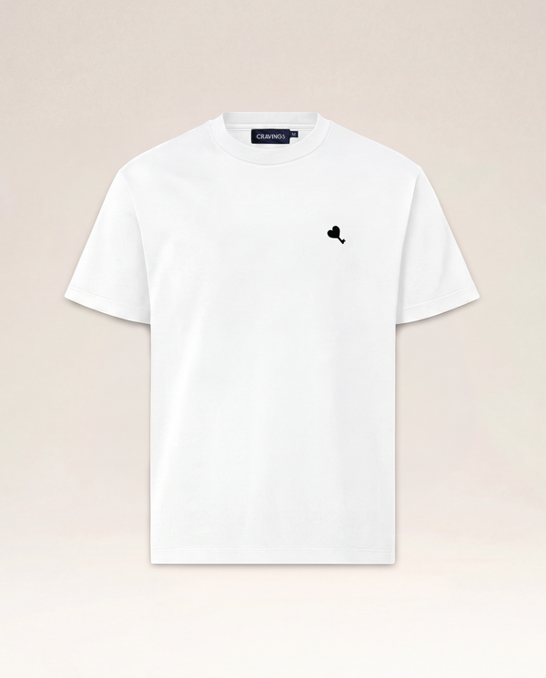 The Cœur Key Relaxed Fit T-shirt in White