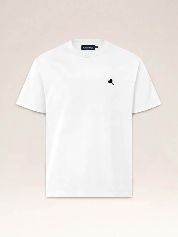 The Cœur Key Relaxed Fit T-shirt in White