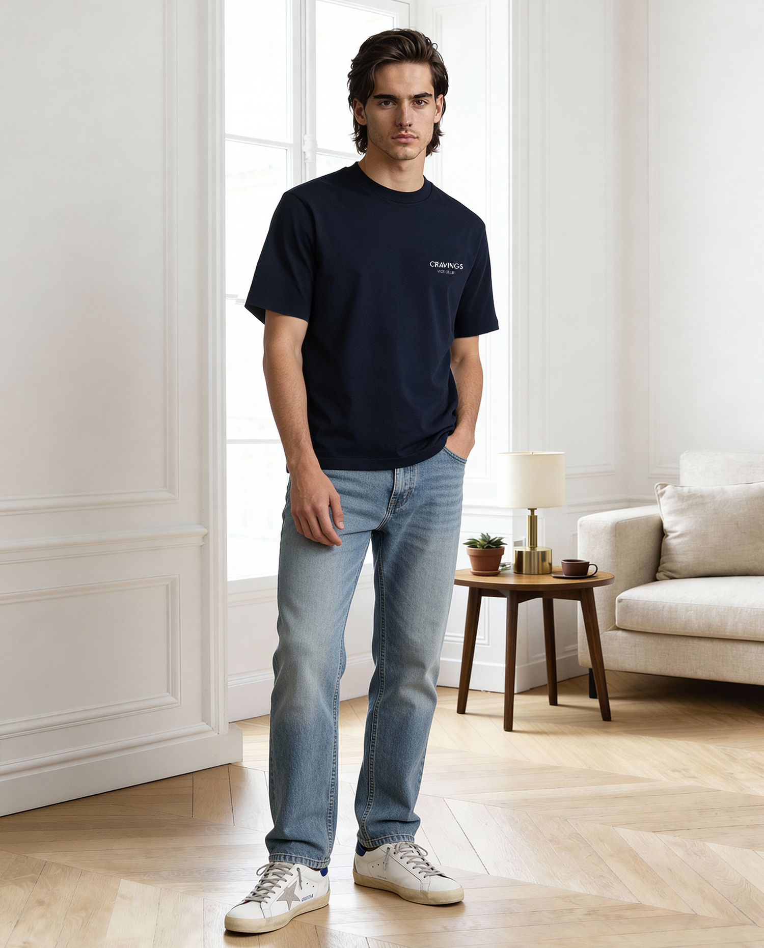 Cravings Classic T-shirt in Navy