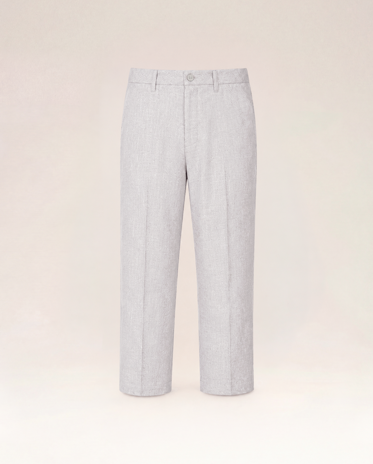 The Cœur Key Linen Pants in Ash Grey
