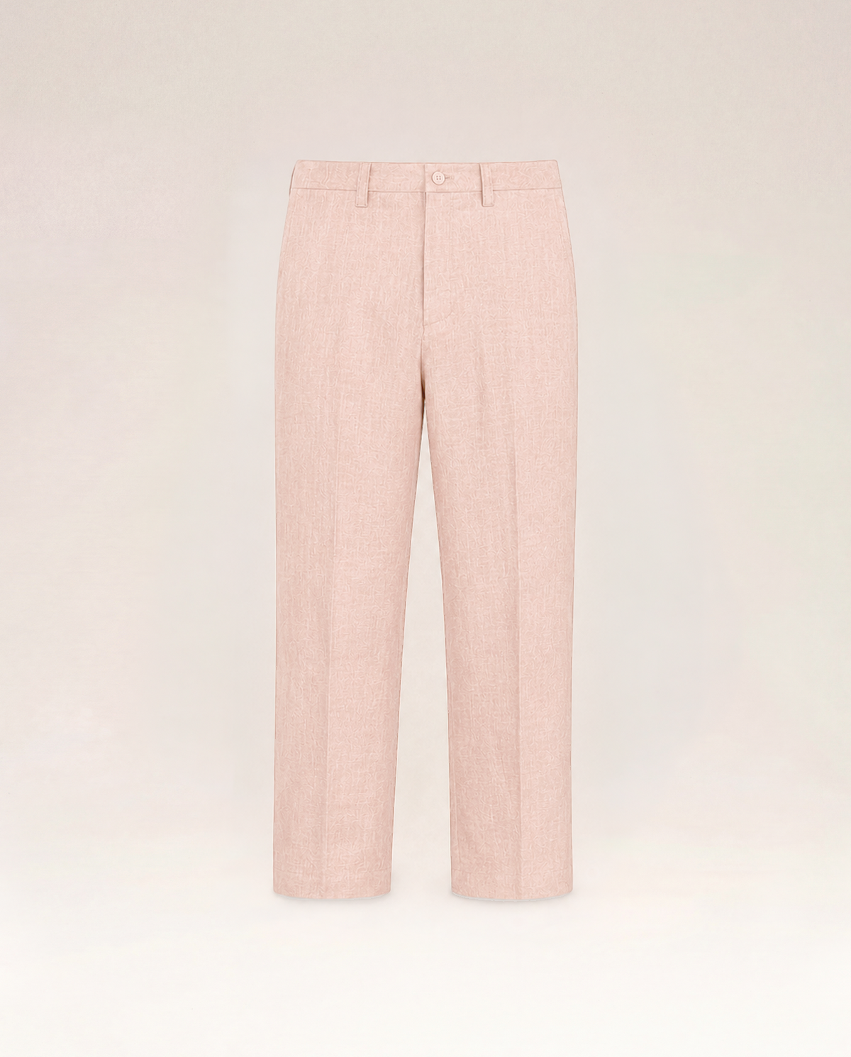 The Cœur Key Linen Pants in Champagne Peach