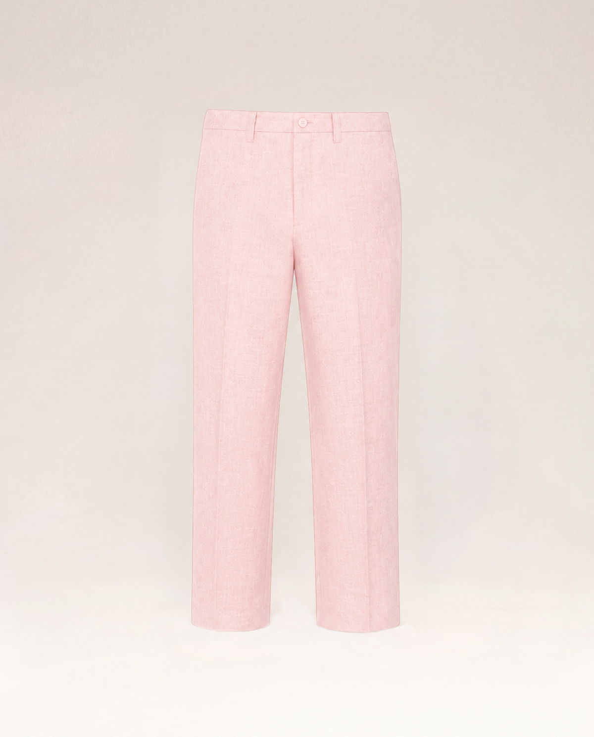 The Cœur Key Linen Pants in Pink