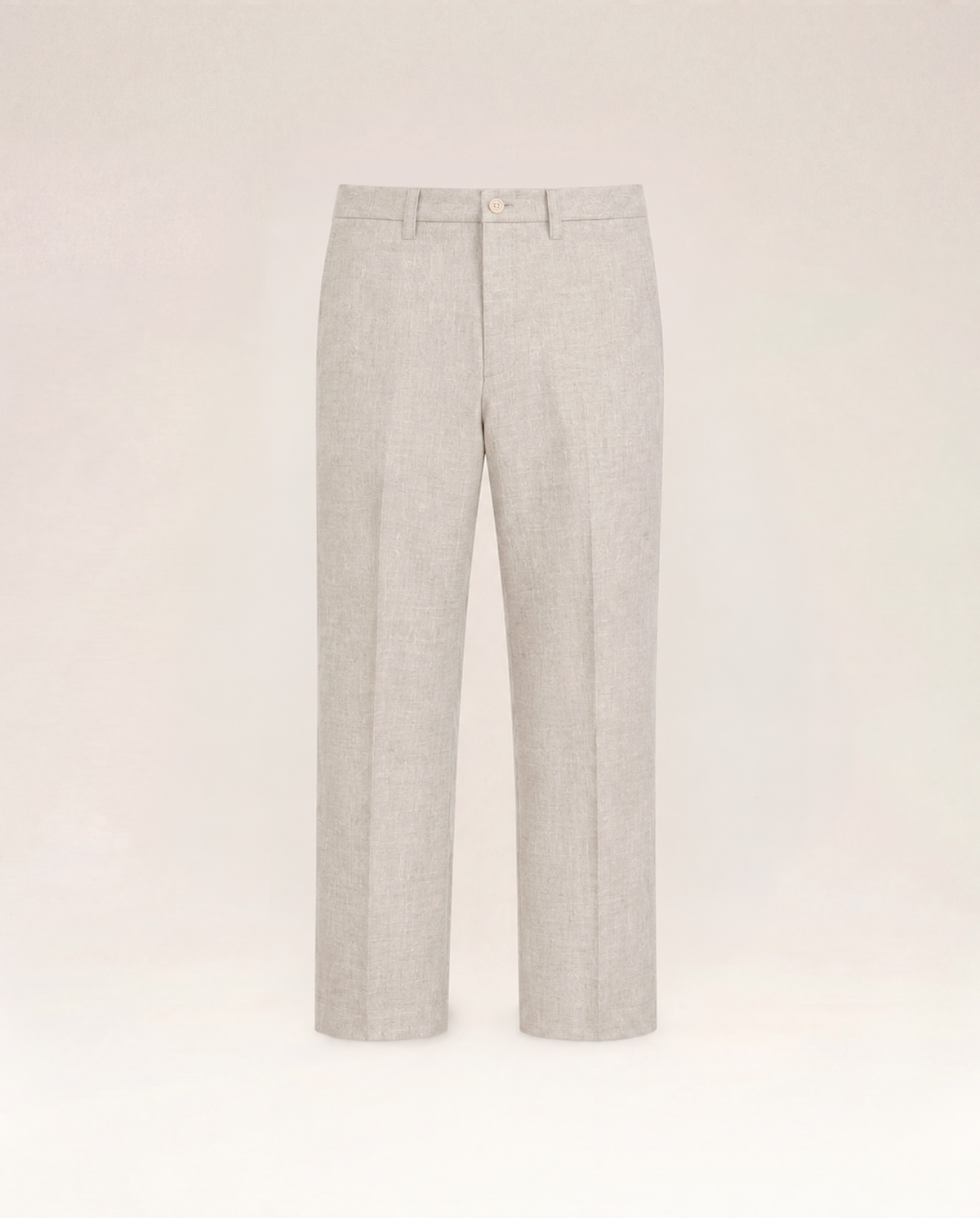 The Cœur Key Linen Pants in Oat