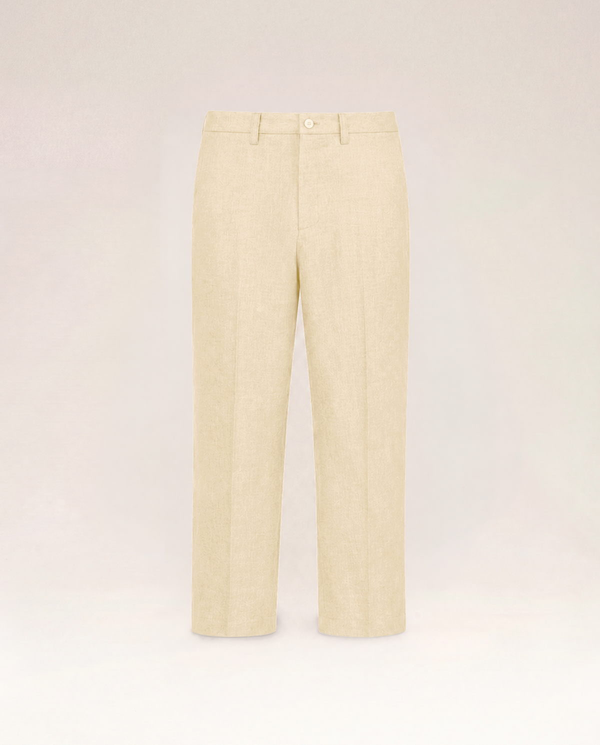 The Cœur Key Linen Pants in Pineapple Yellow