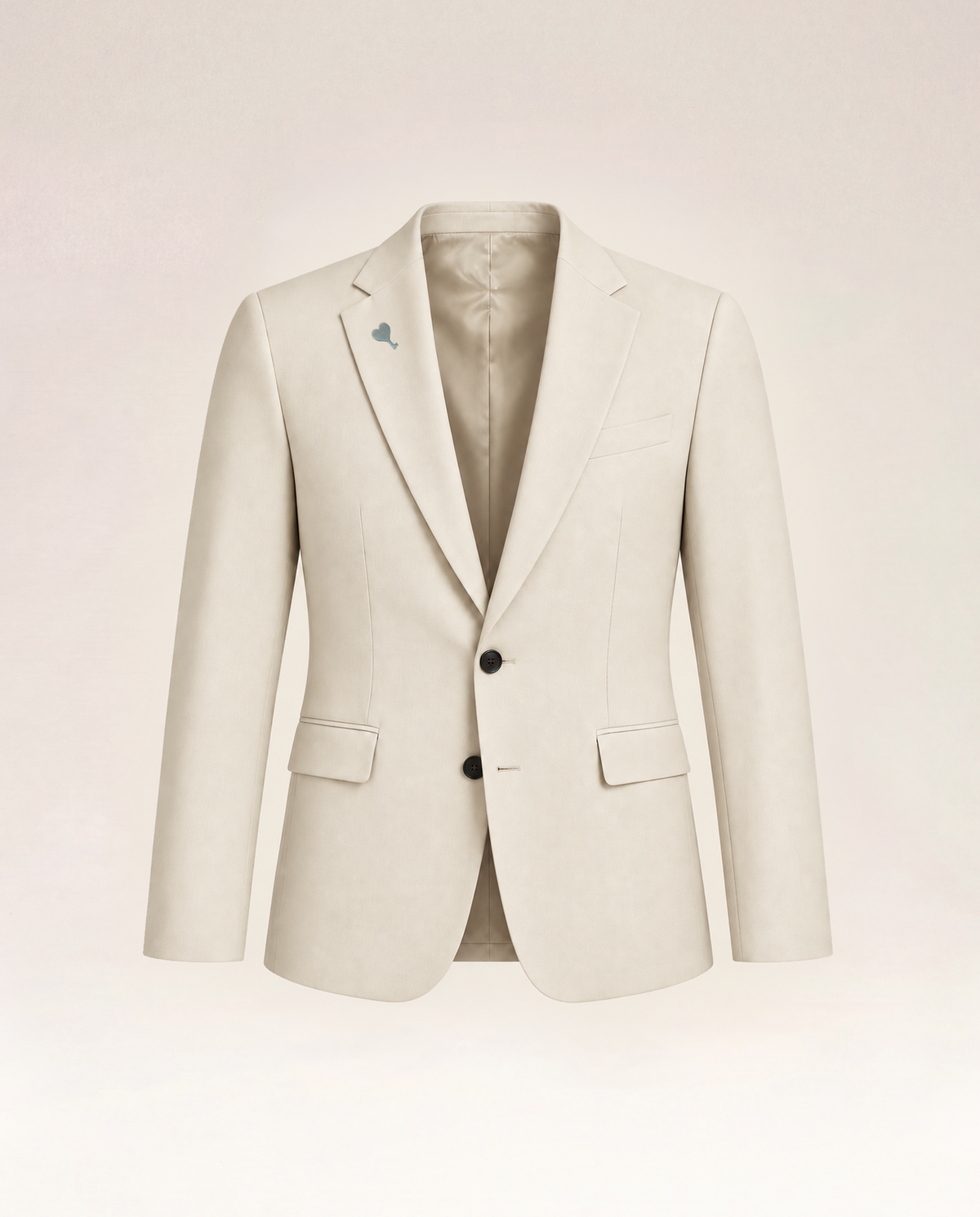 The Cœur Key Chino Blazer in Ivory
