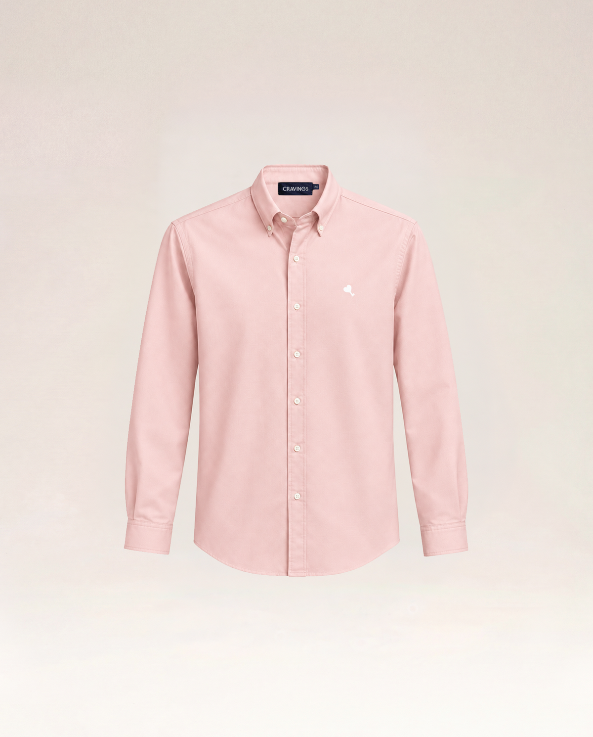 The Cœur Key Cotton Shirt in Pink
