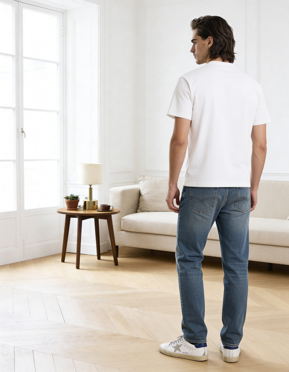 The Cœur Key Relaxed Fit T-shirt in White