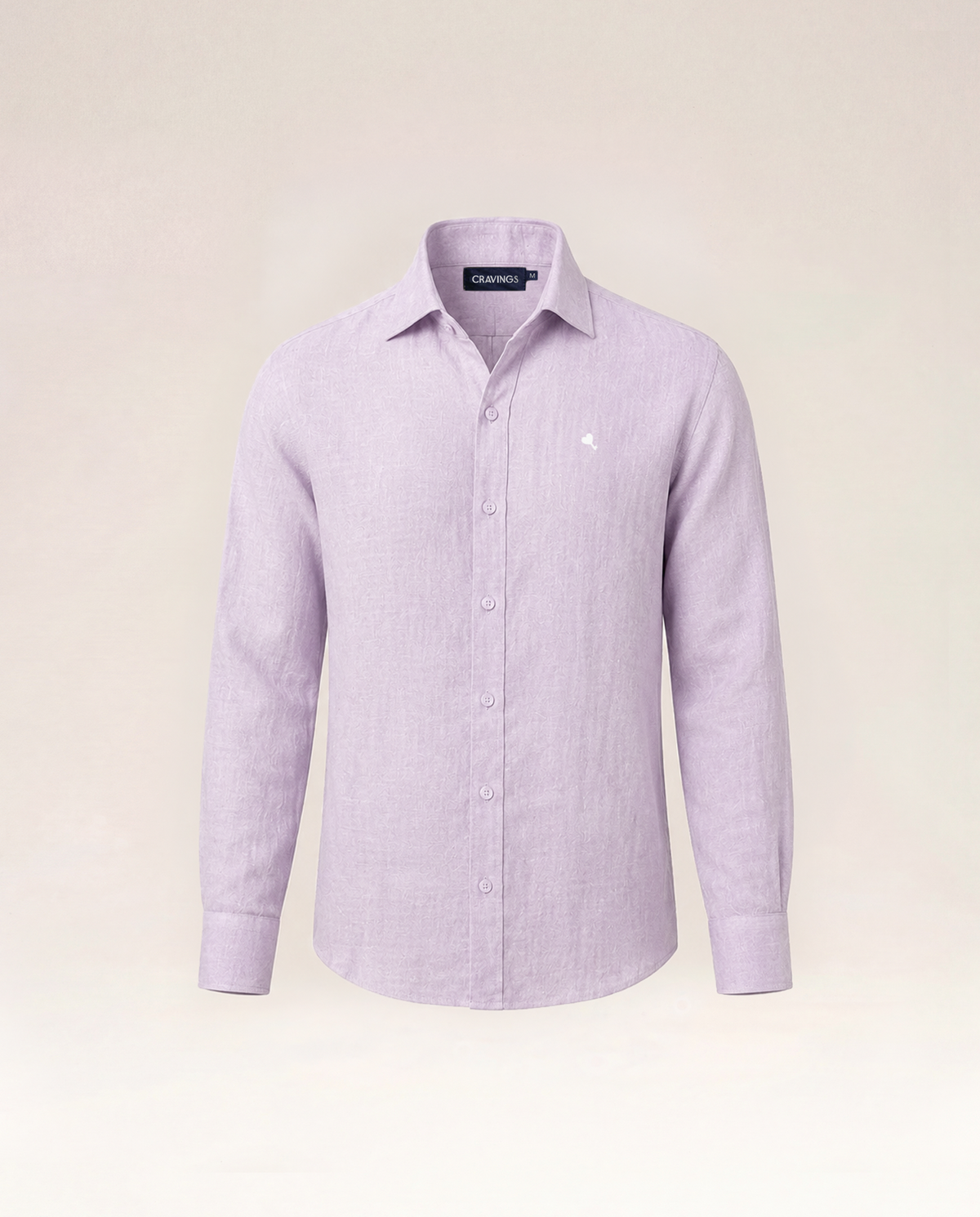 The Cœur Key Linen Shirt in Lavender