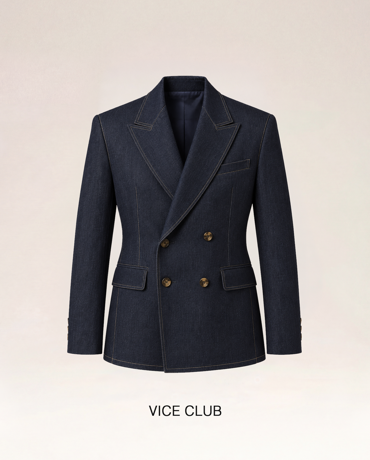 The Midnight Code Denim Blazer