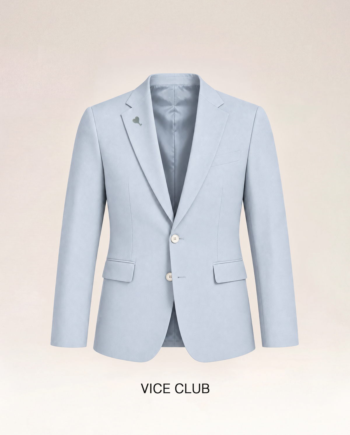 The Cœur Key Chino Blazer in Sky