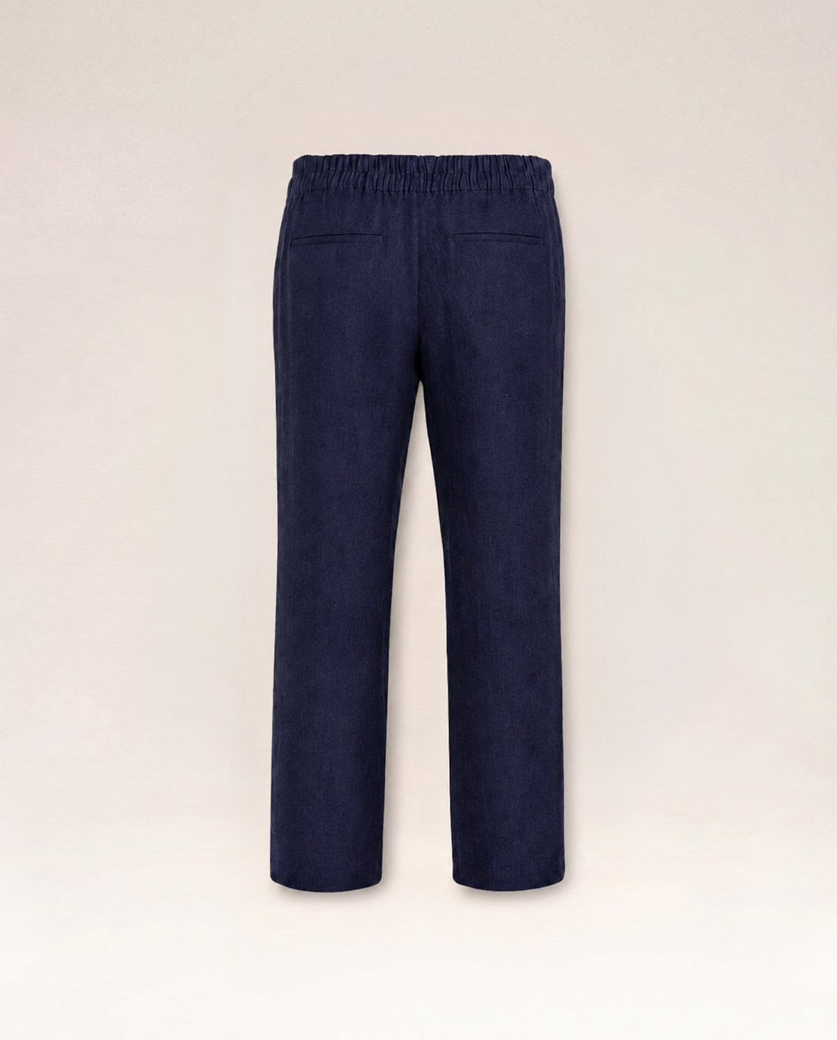 The Cœur Key Linen Pants in Navy
