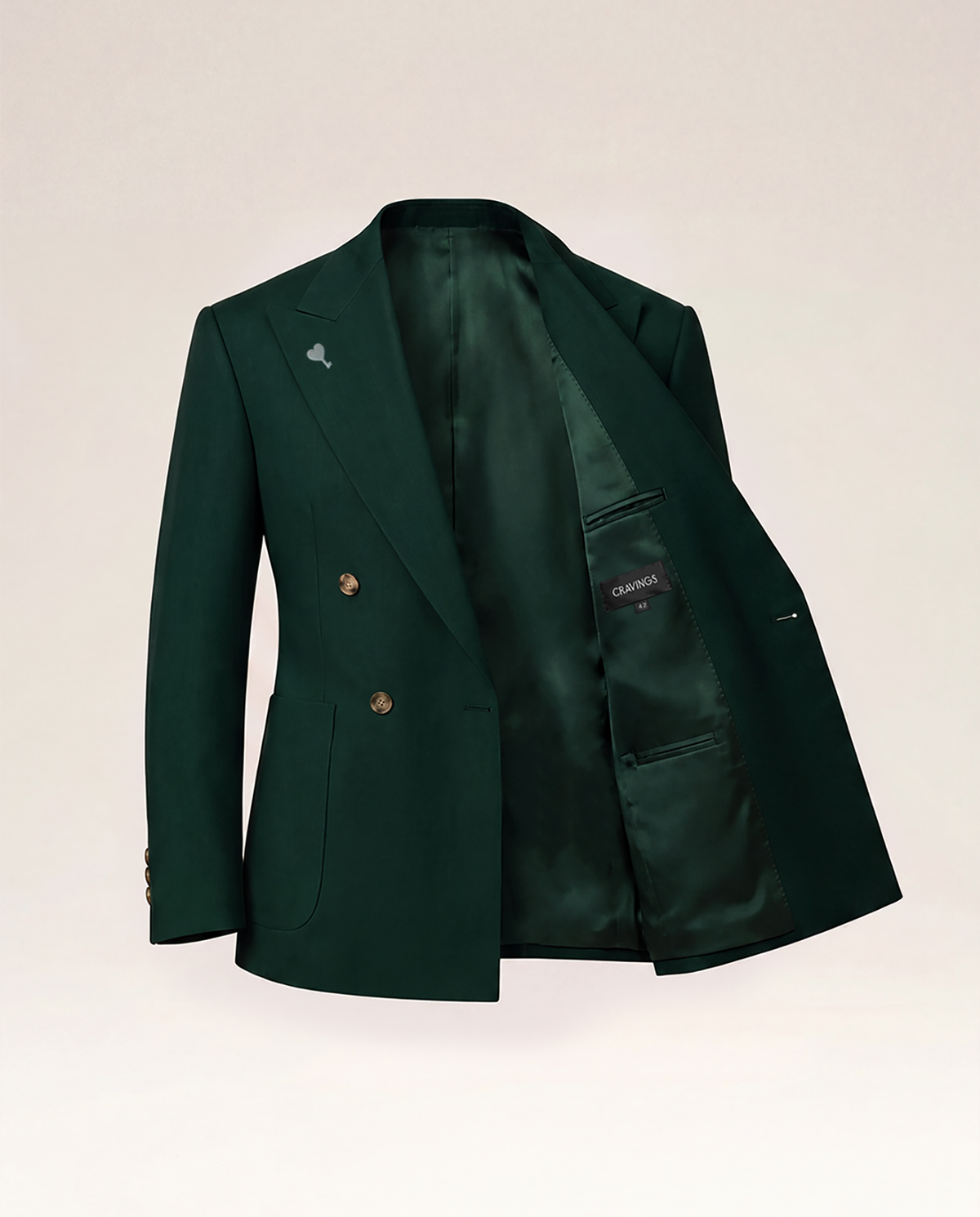 Emerald Merino Wool Blazer