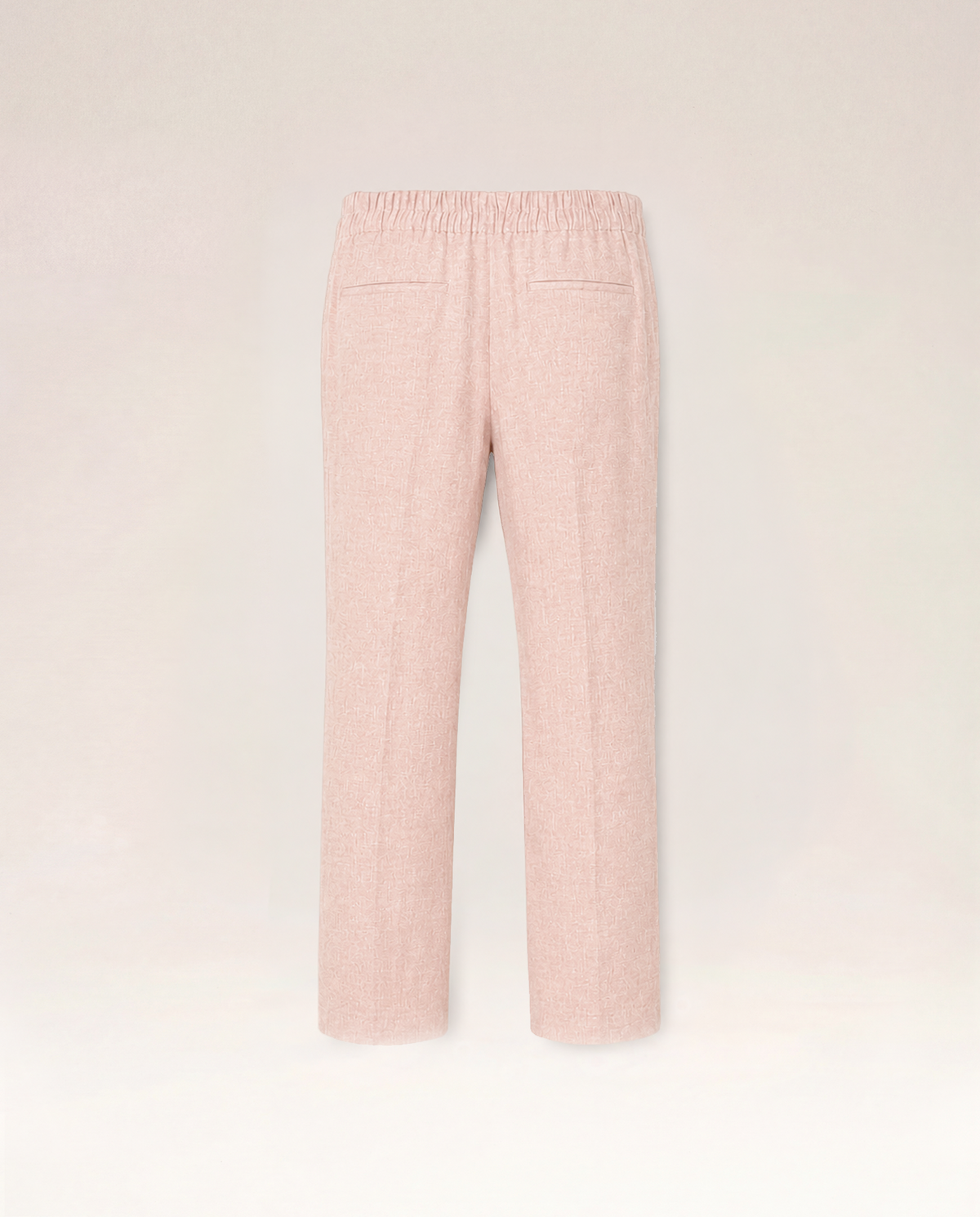 The Cœur Key Linen Pants in Champagne Peach