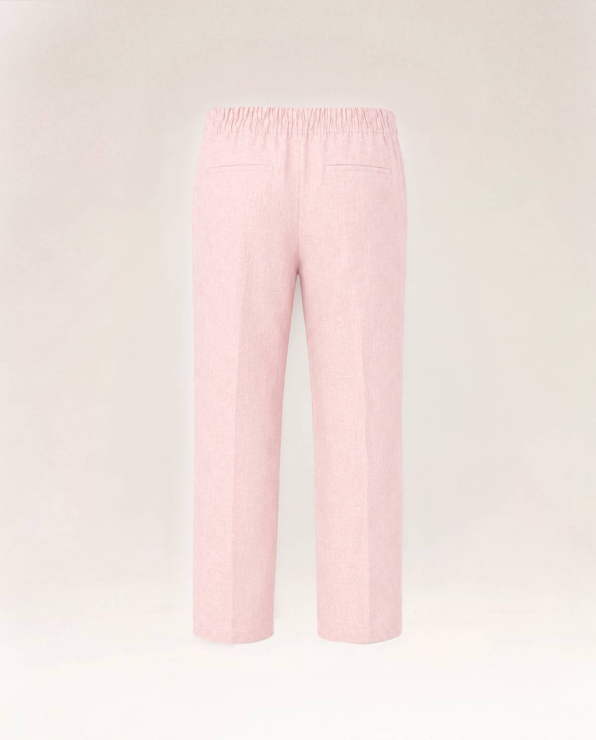 The Cœur Key Linen Pants in Pink