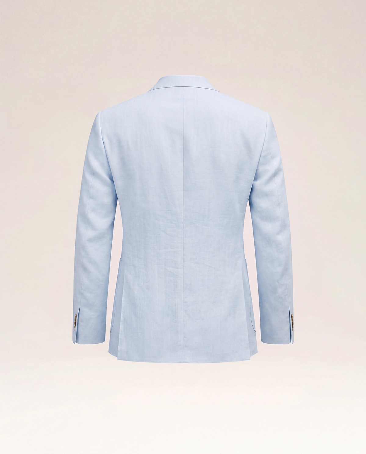 Sky Linen Double Breast Blazer
