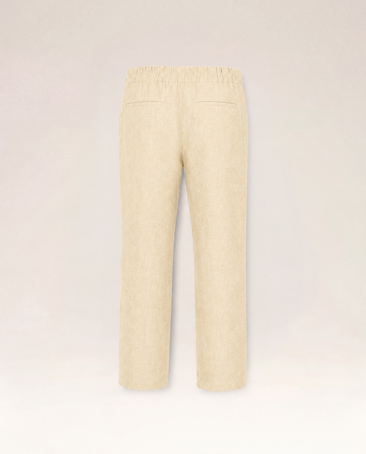 The Cœur Key Linen Pants in Pineapple Yellow