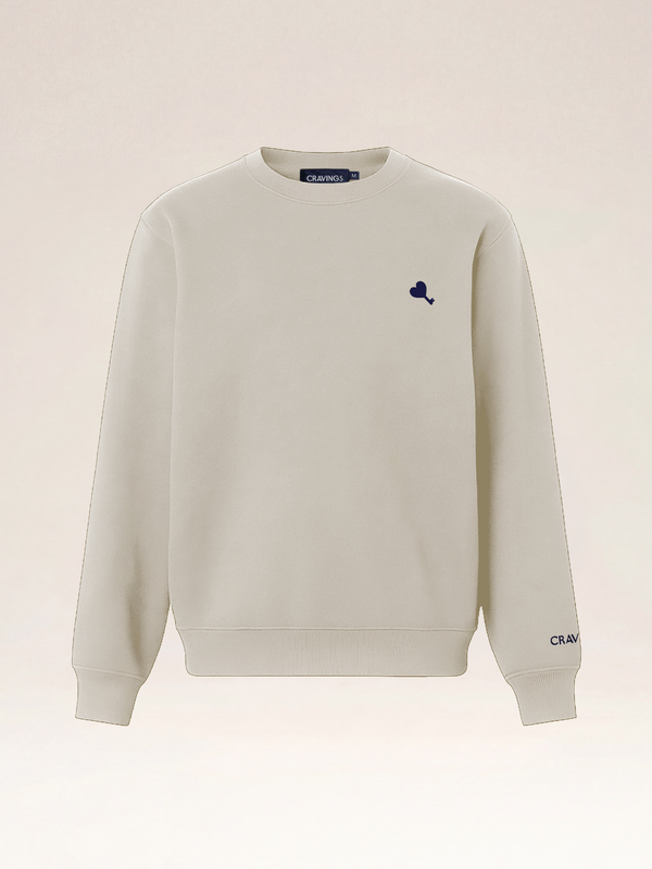 The Cœur Key Sweatshirt in Beige for Women