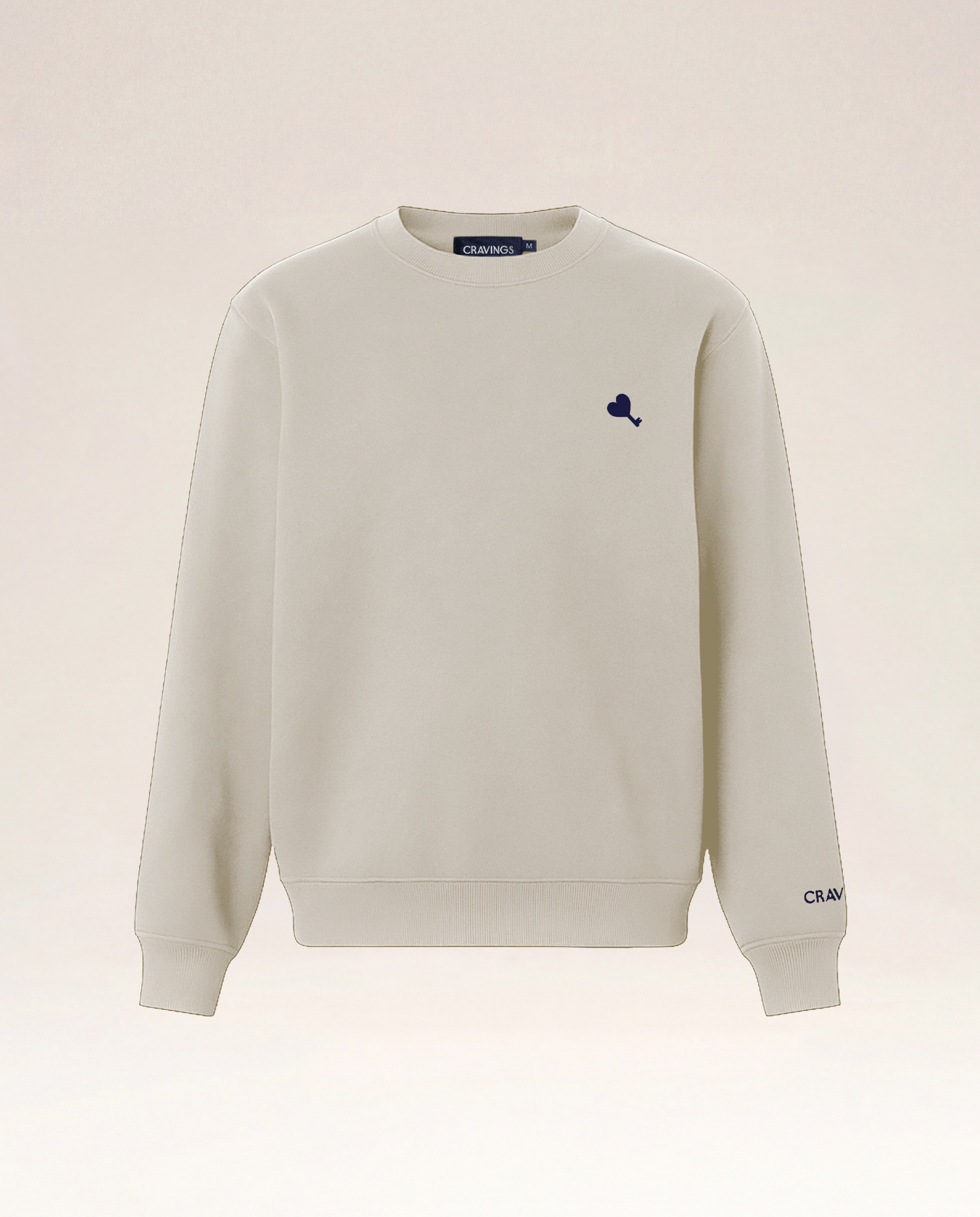 The Cœur Key Sweatshirt in Beige