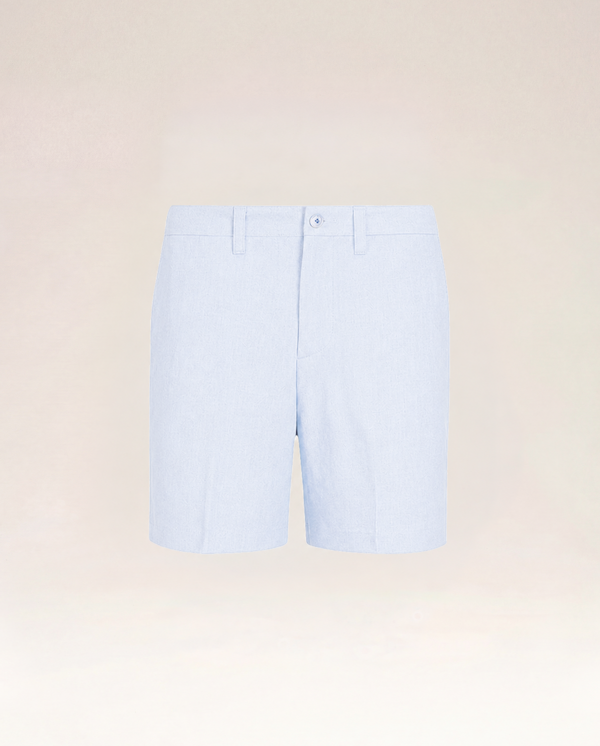 The Cœur Key Linen Shorts in Mint Blue