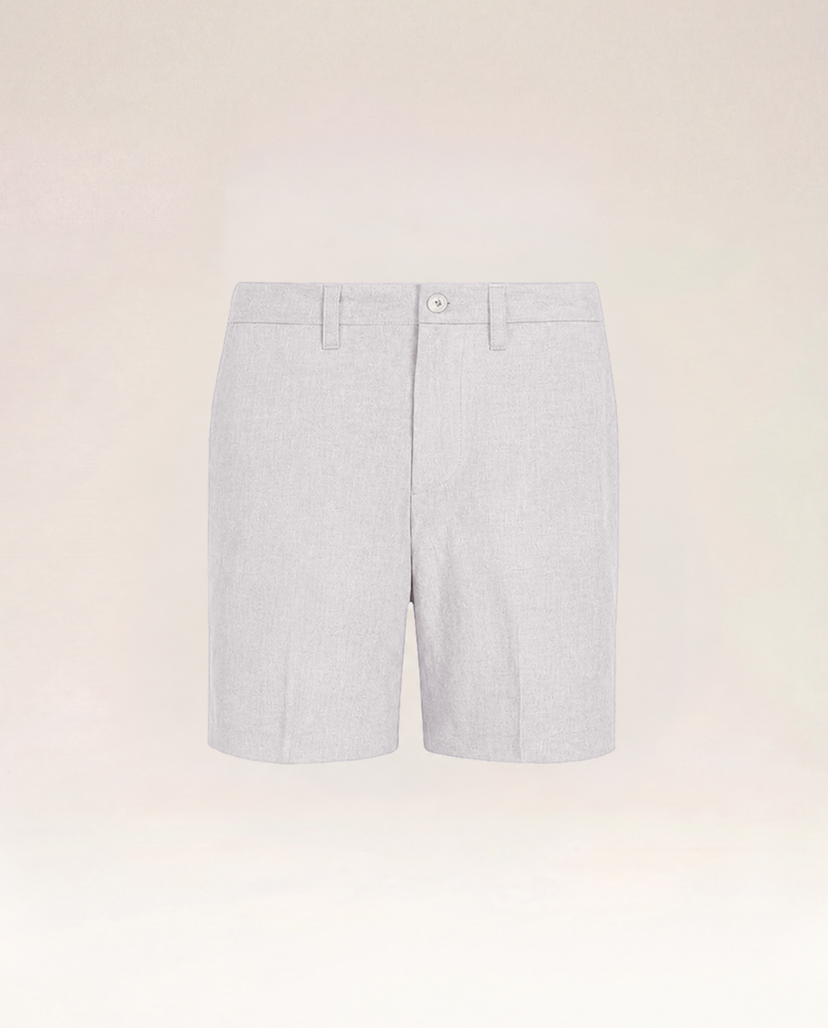 The Cœur Key Linen Shorts in Ash Grey