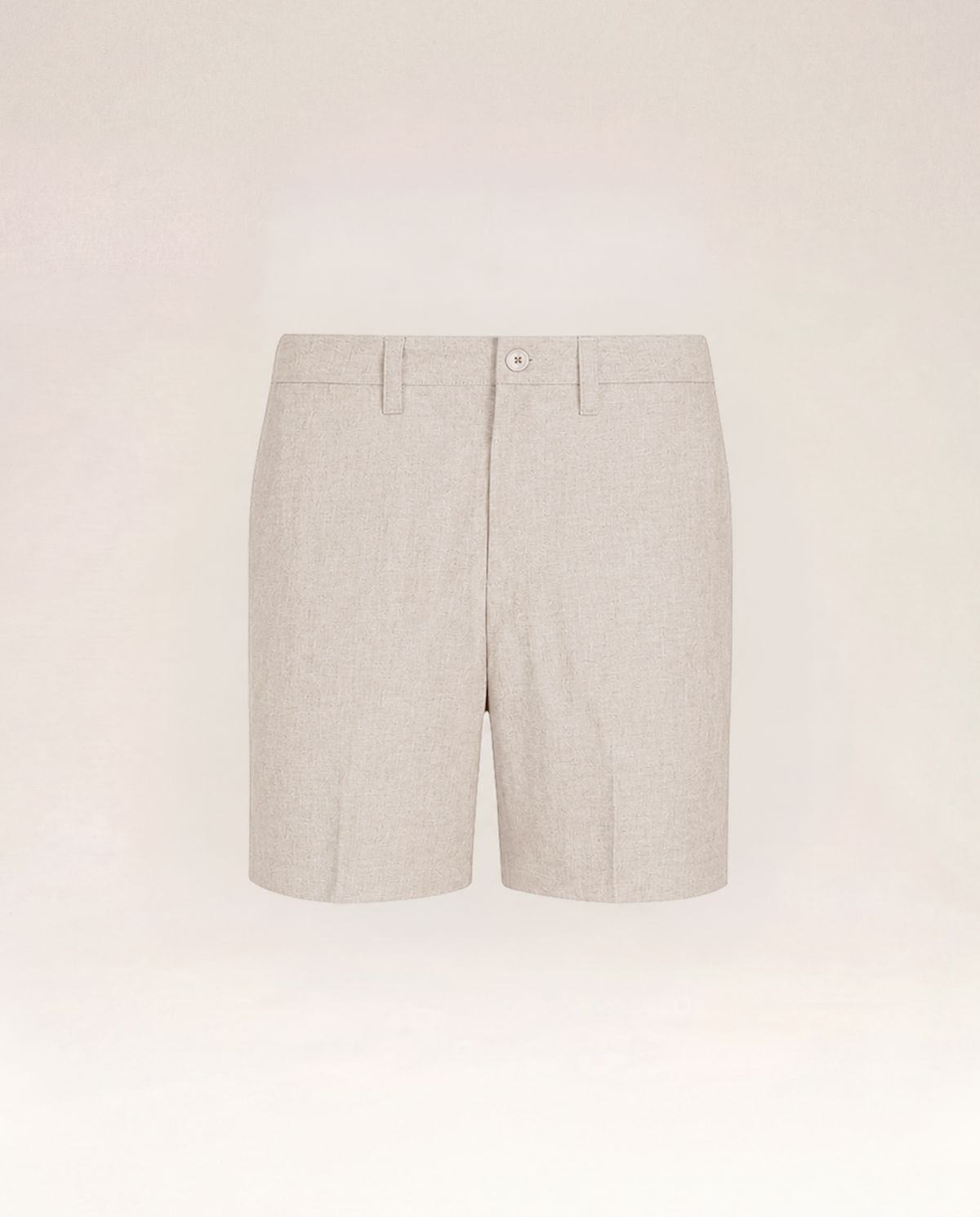 The Cœur Key Linen Shorts in Oat