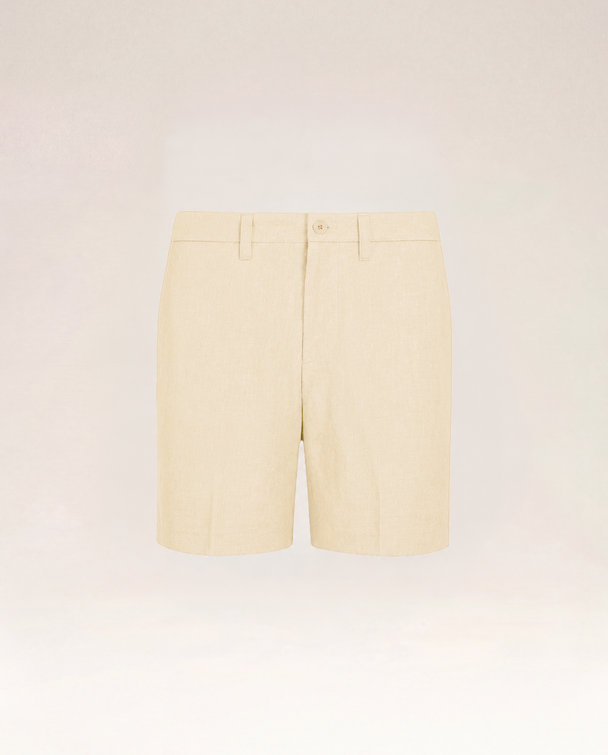 The Cœur Key Linen Shorts in Pineapple Yellow