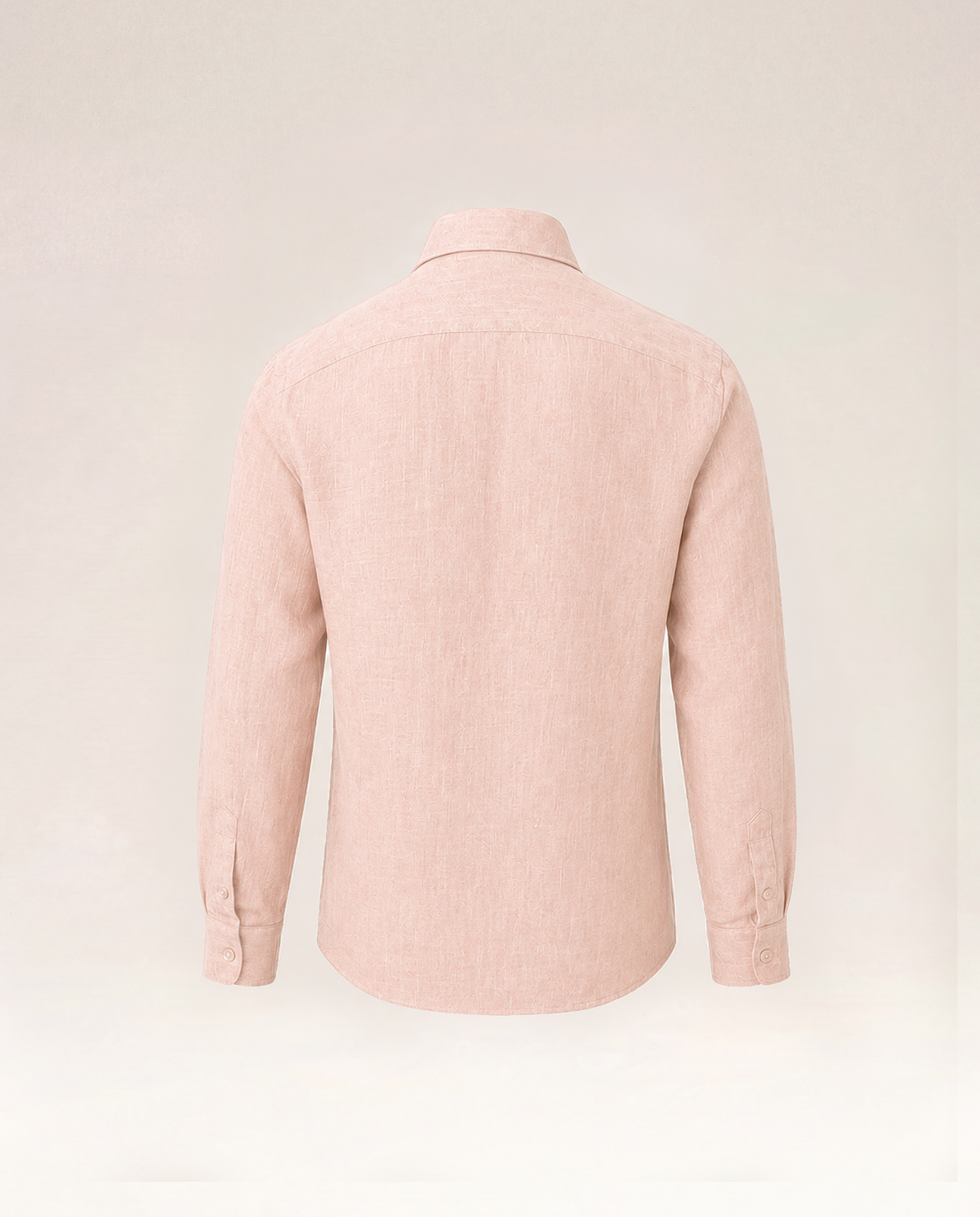 The Cœur Key Linen Shirt in Champagne Peach