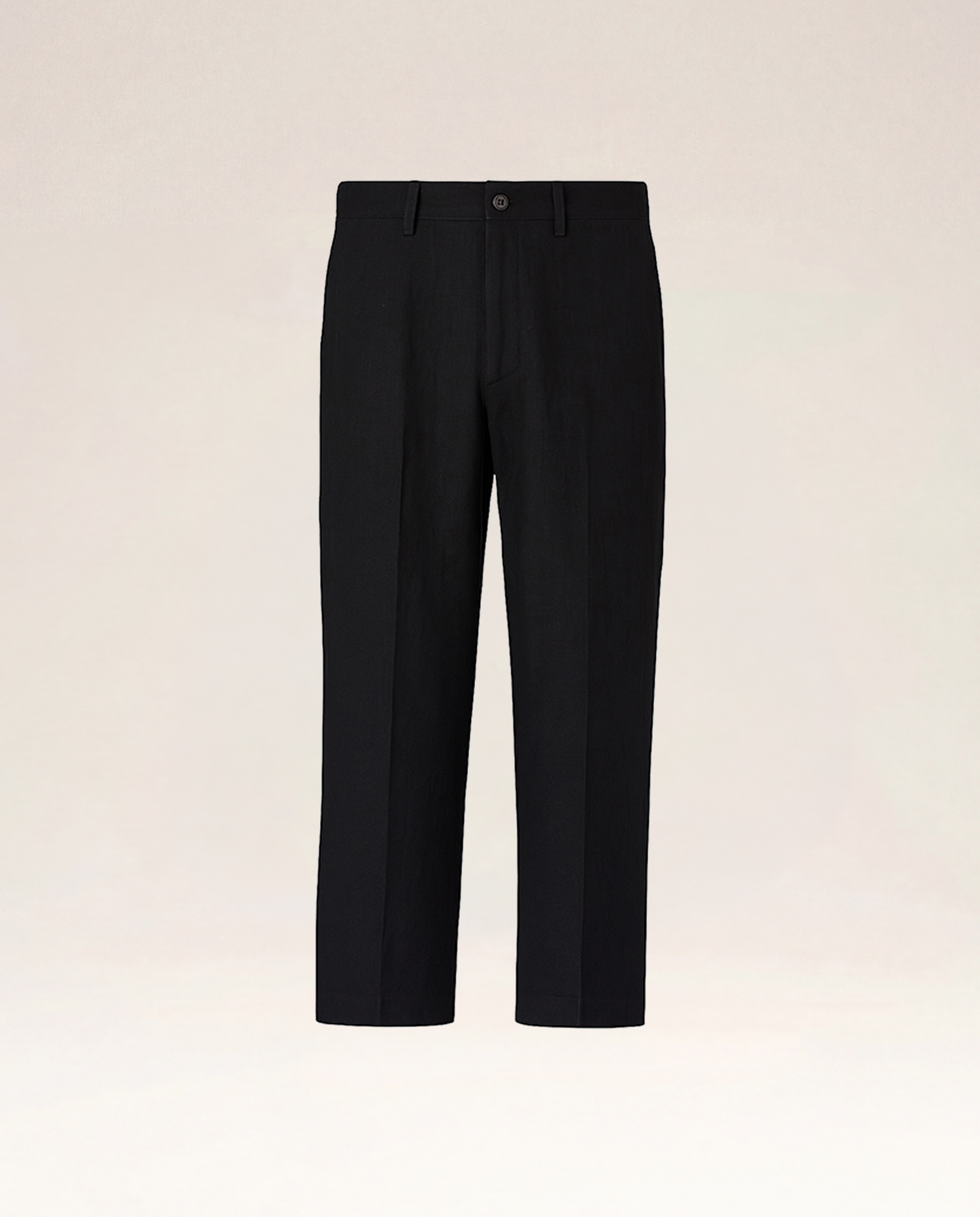The Cœur Key Linen Pants in Black