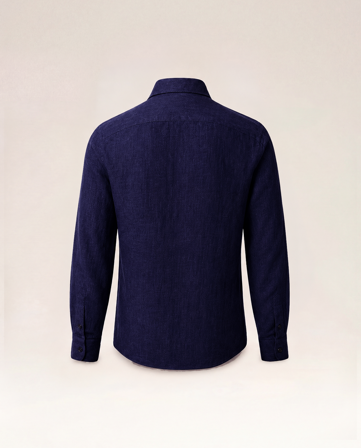 The Cœur Key Linen Shirt in Navy