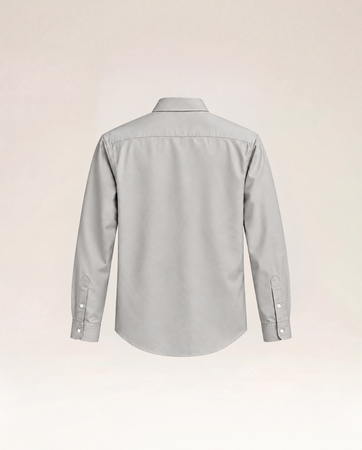 The Cœur Key Cotton Shirt in Pearl Grey