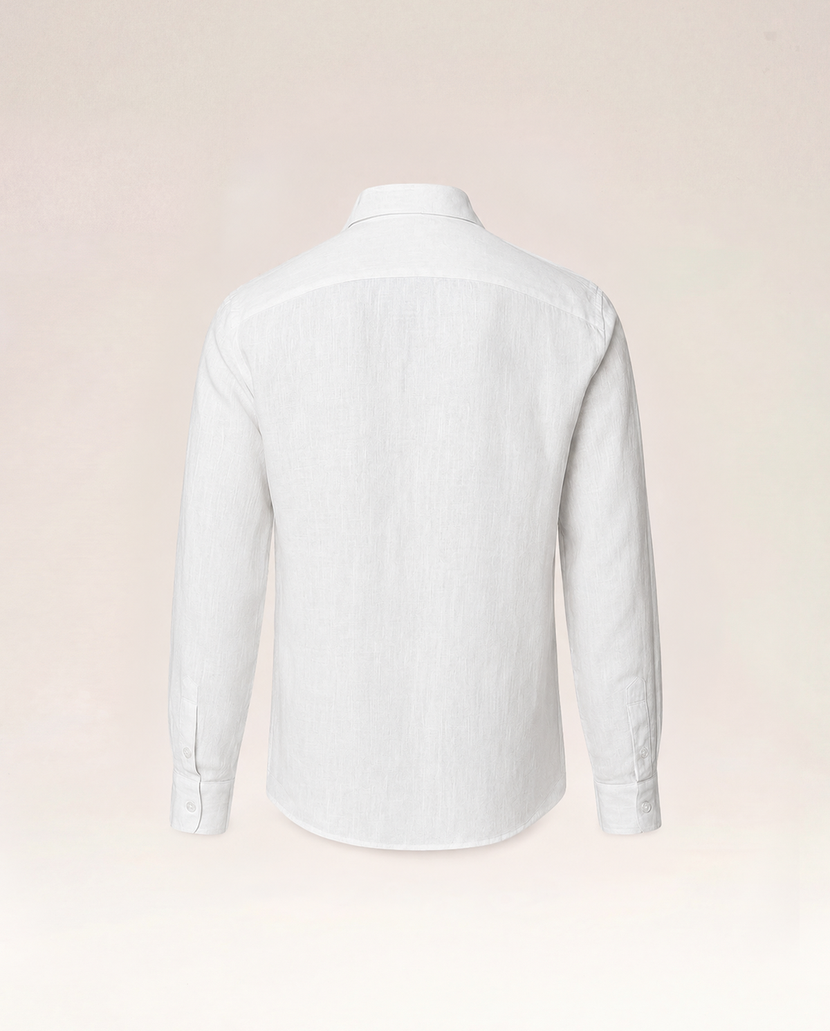 The Cœur Key Linen Shirt in Ice White for Women