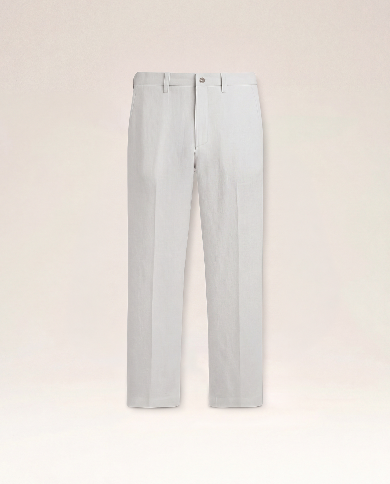 The Cœur Key Linen Pants in White