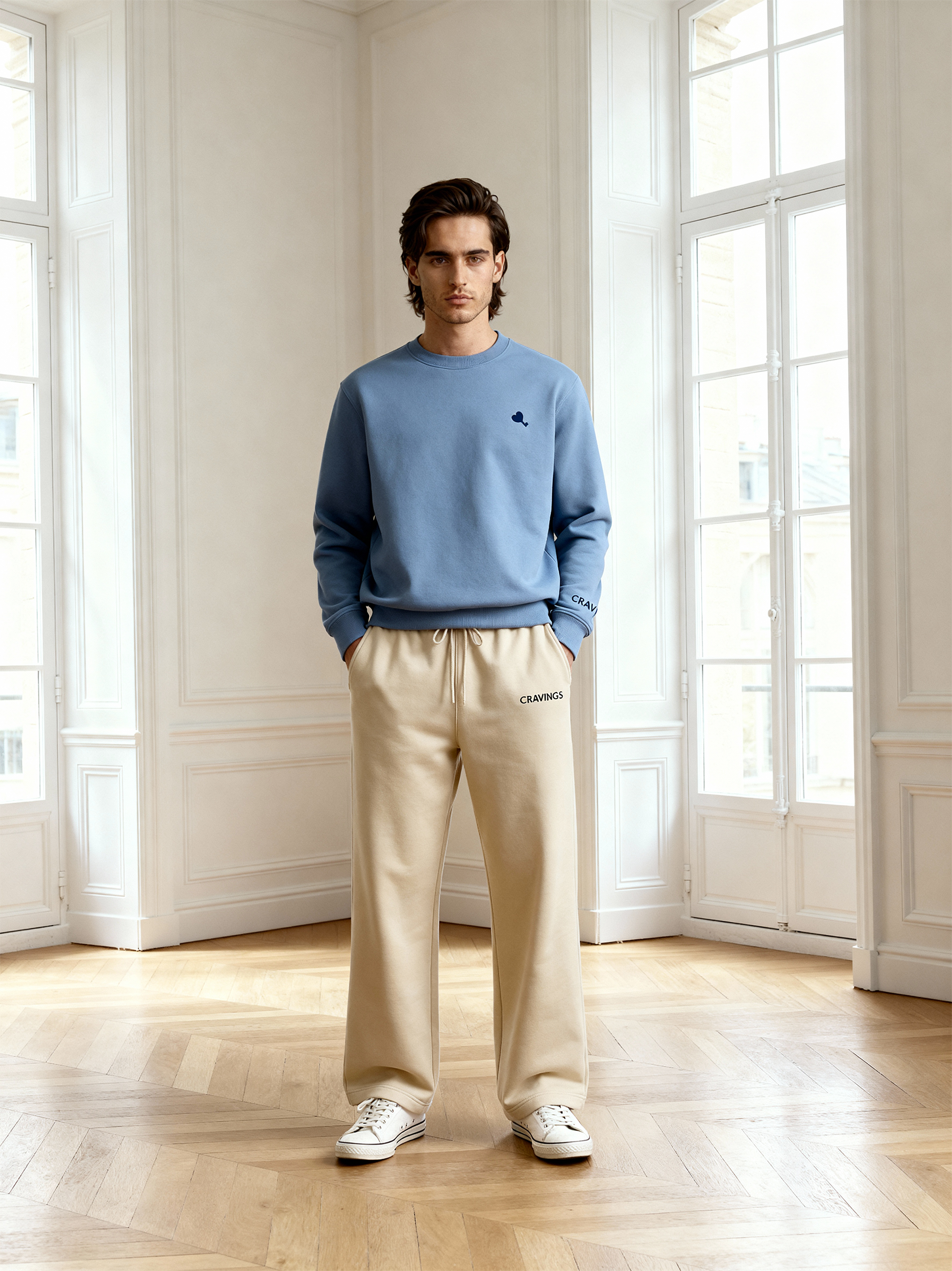 The Cœur Key Sweatshirt in Sky