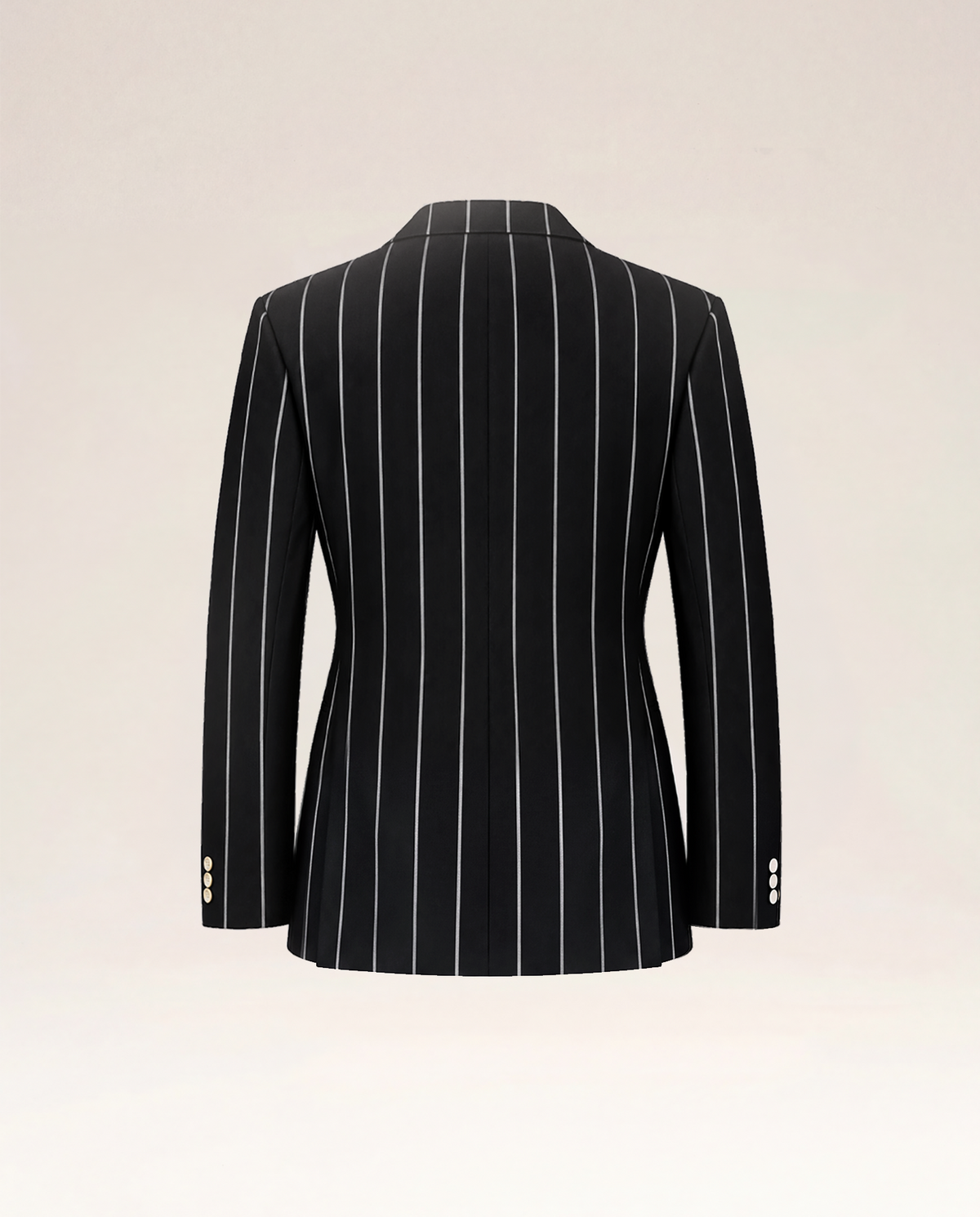 Monochrome Pinstripe Blazer