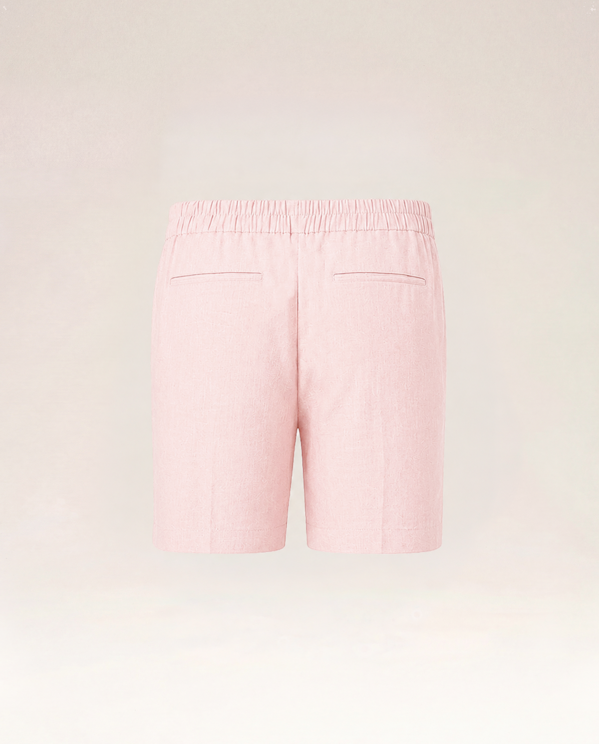 The Cœur Key Linen Shorts in Pink