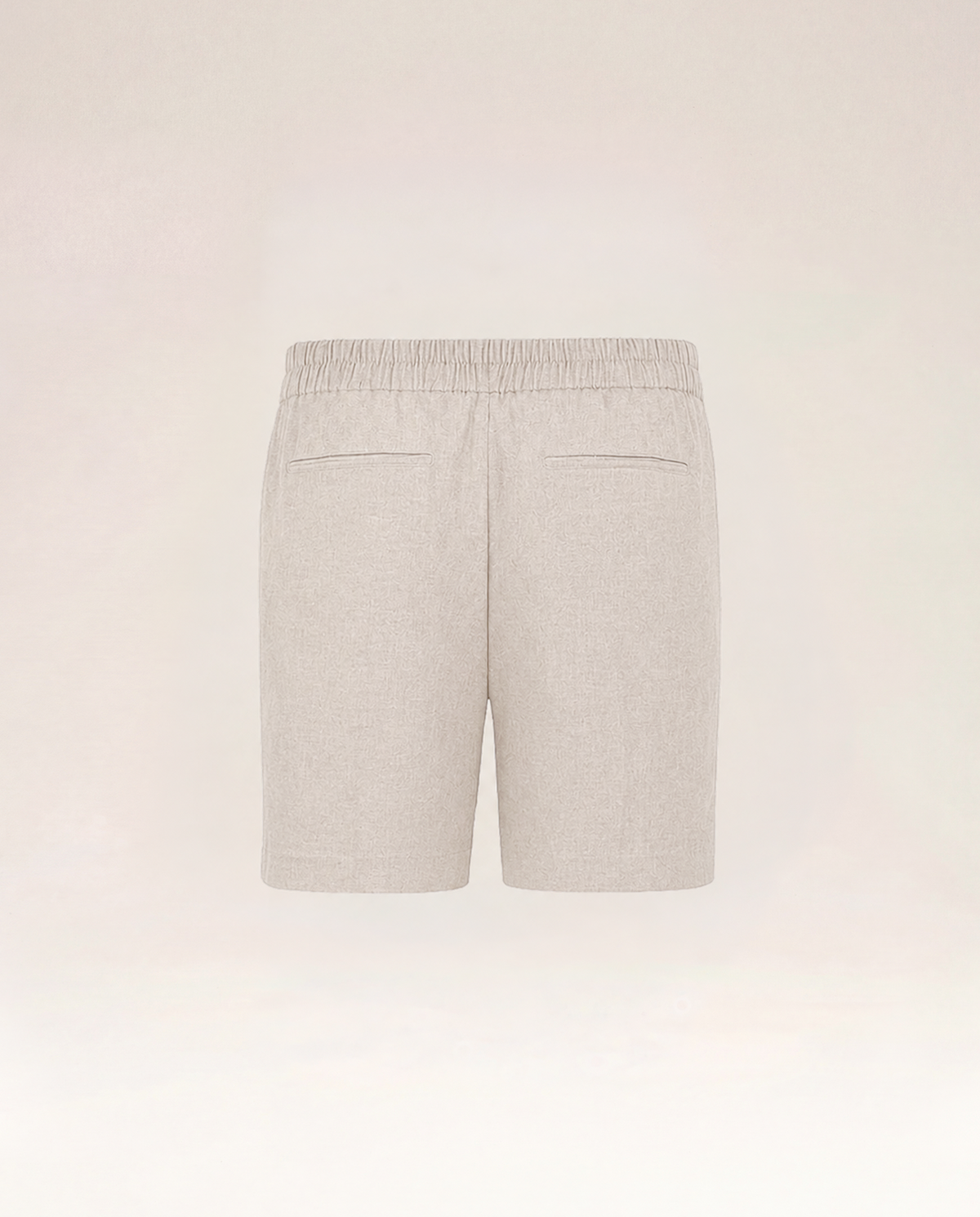 The Cœur Key Linen Shorts in Oat