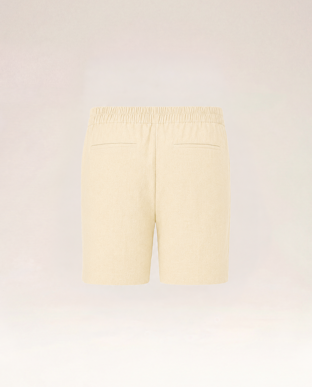 The Cœur Key Linen Shorts in Pineapple Yellow