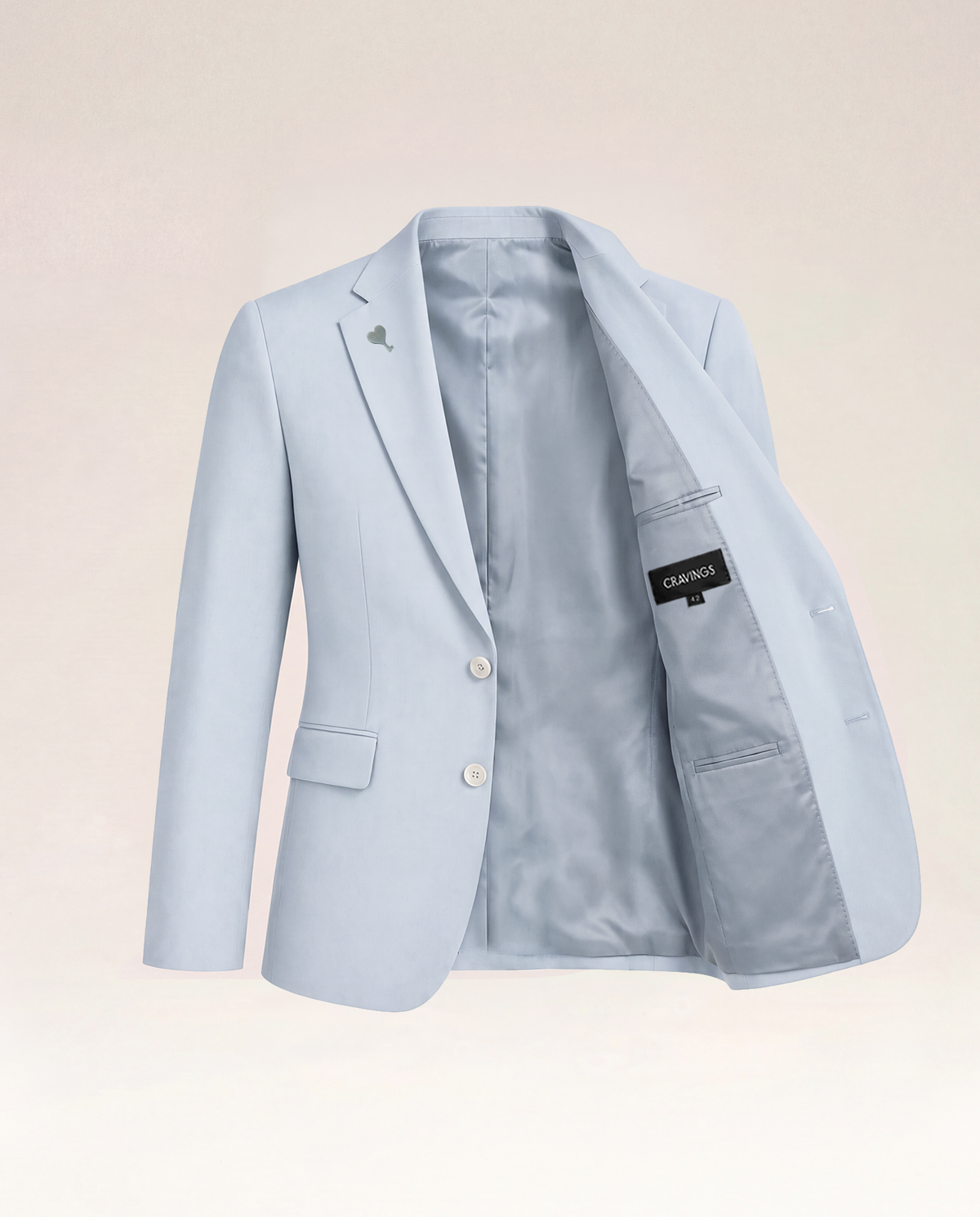 The Cœur Key Chino Blazer in Sky