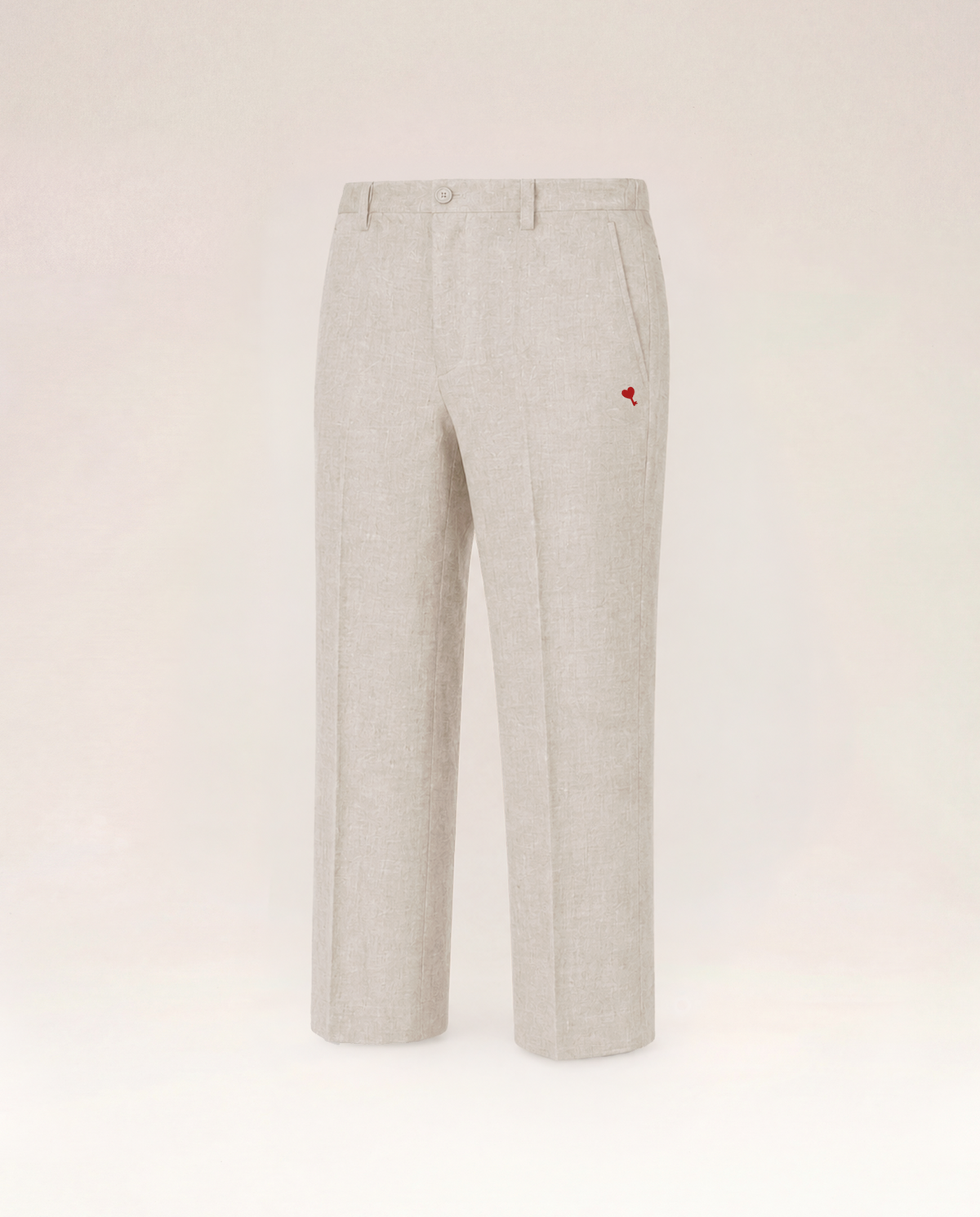 The Cœur Key Linen Pants in Oat