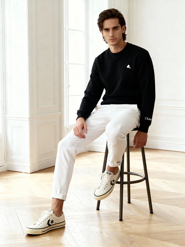 The Cœur Key Sweatshirt in Black