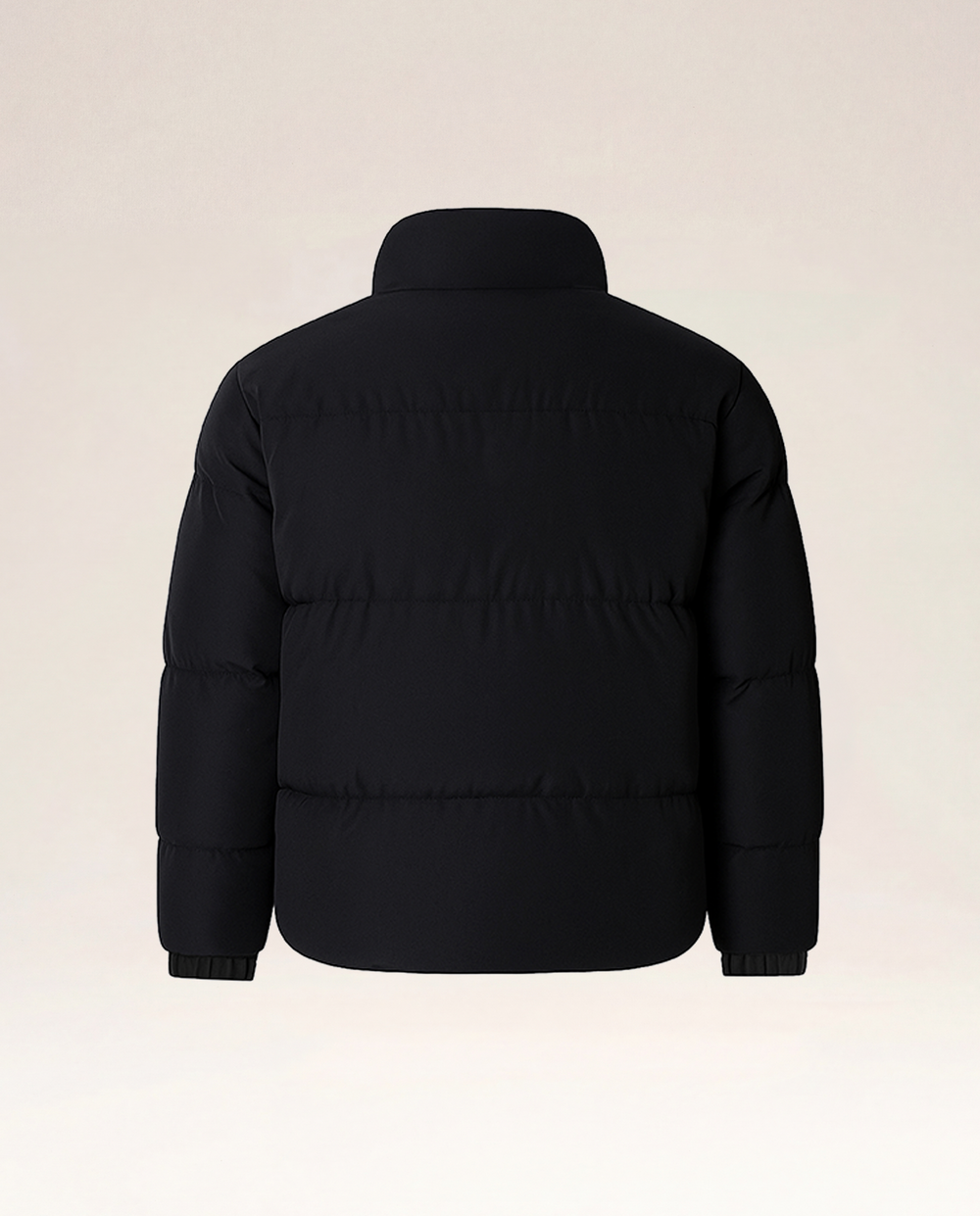 Marshmallow Puffer Jacket in Midnight Black