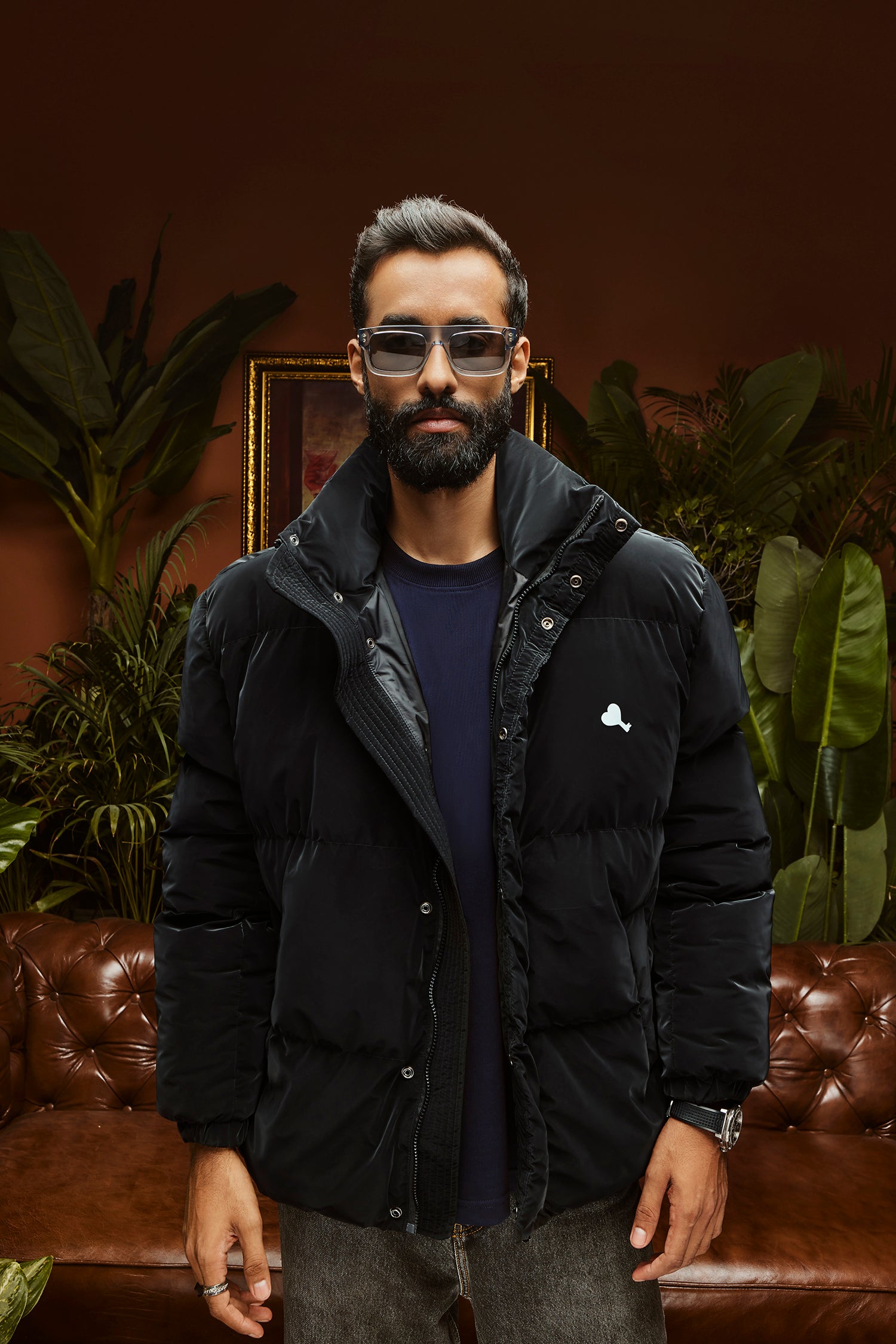 The Marshmallow Jacket in Midnight Black for Men