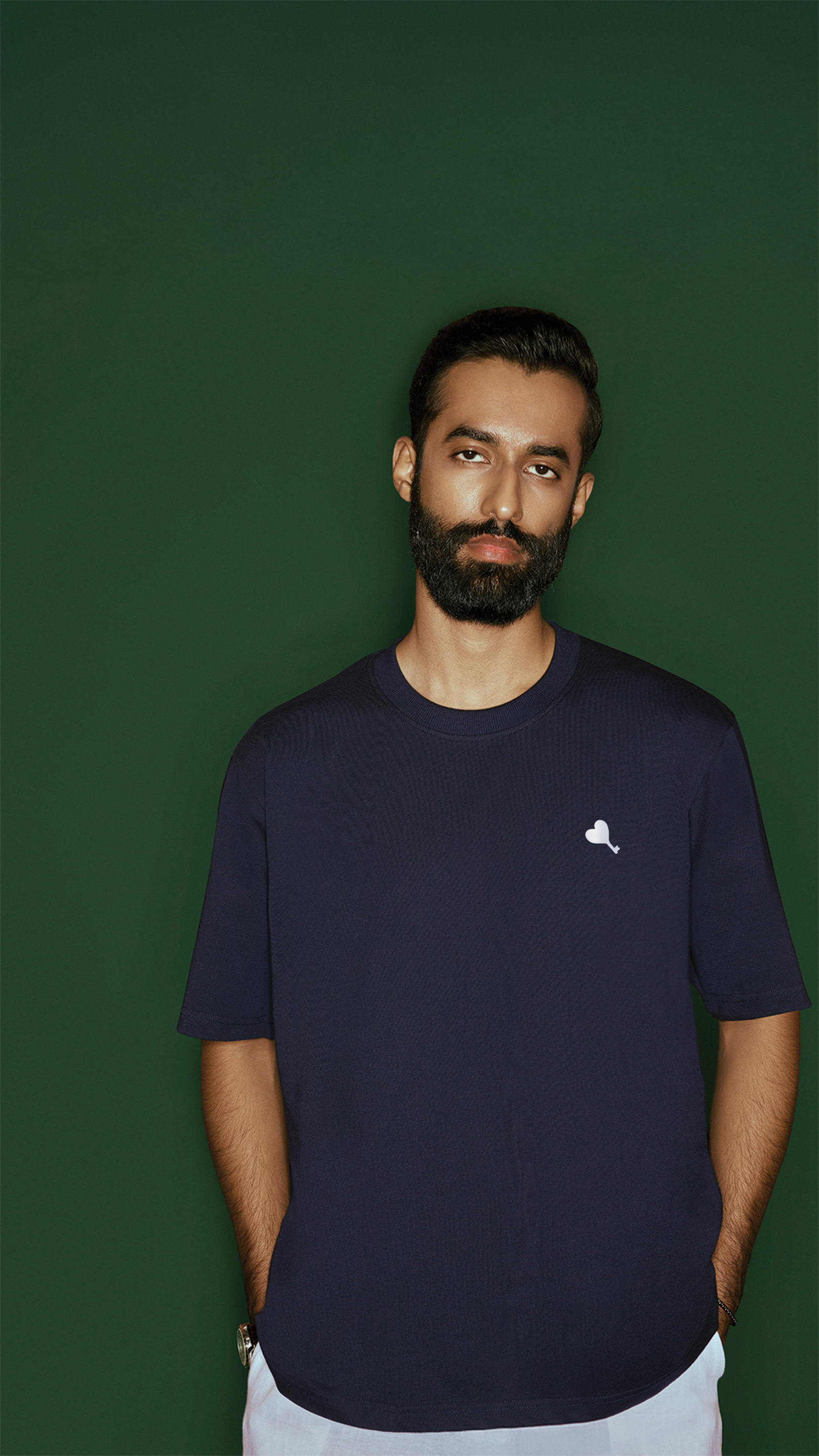 Logo Navy T-Shirt for Men