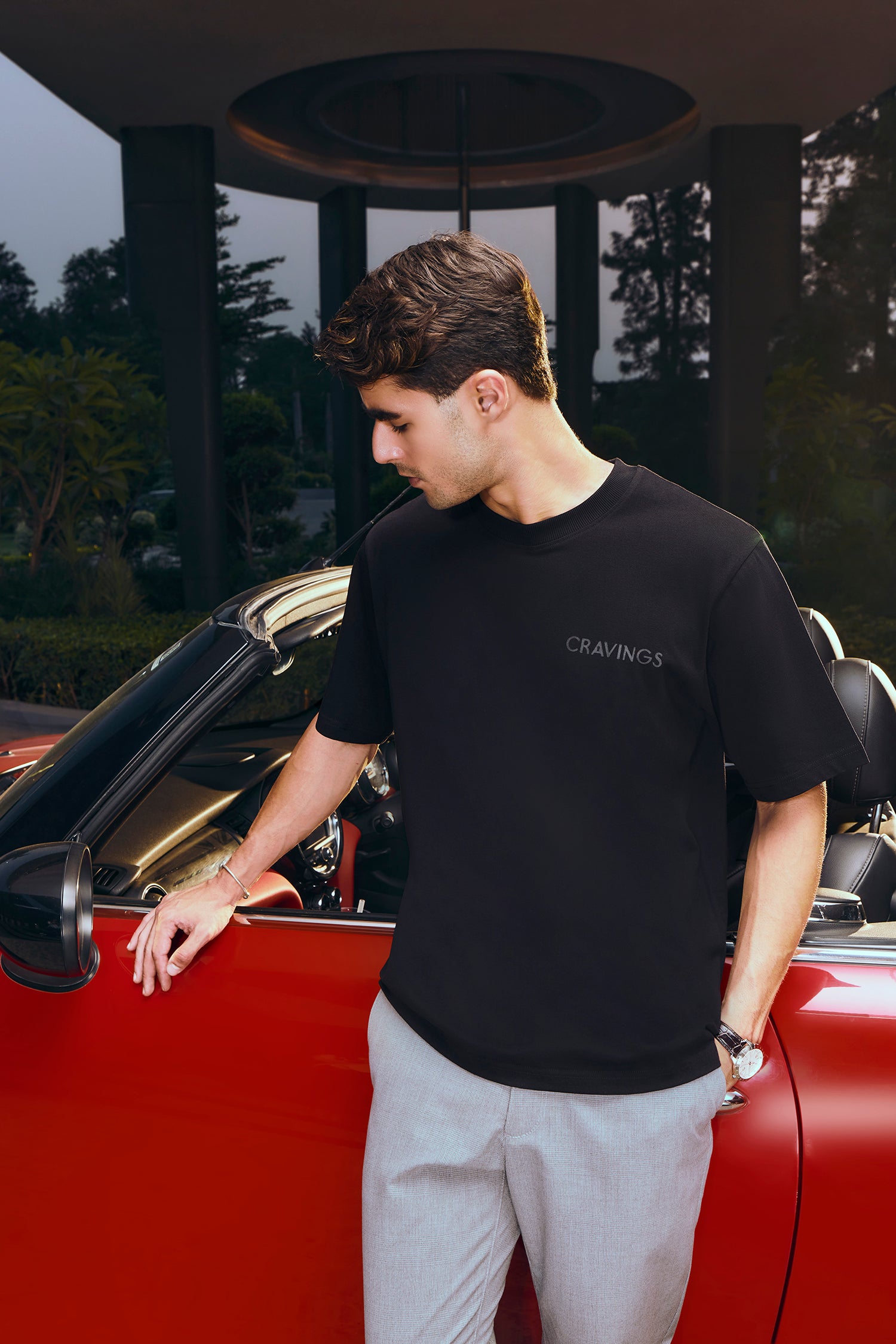 Rearview Muse Graphic T-Shirt for Men