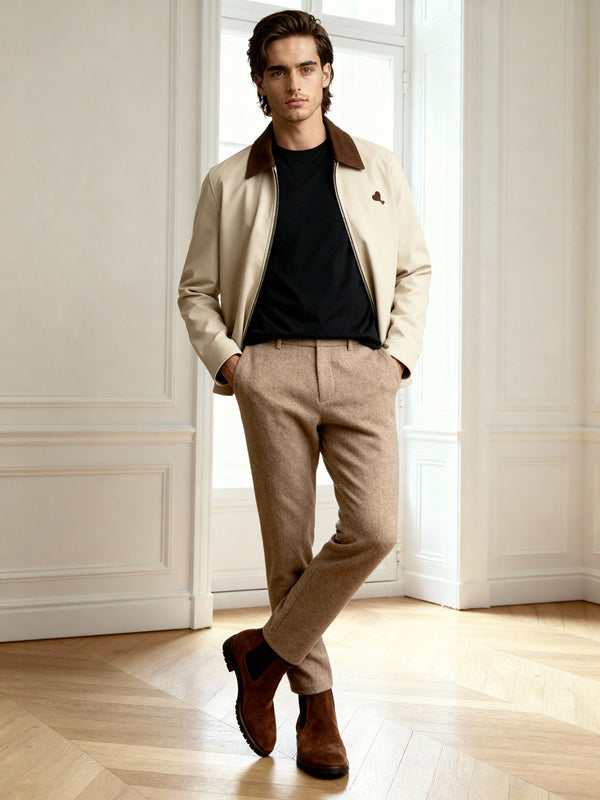 The Cœur Key Suede Jacket