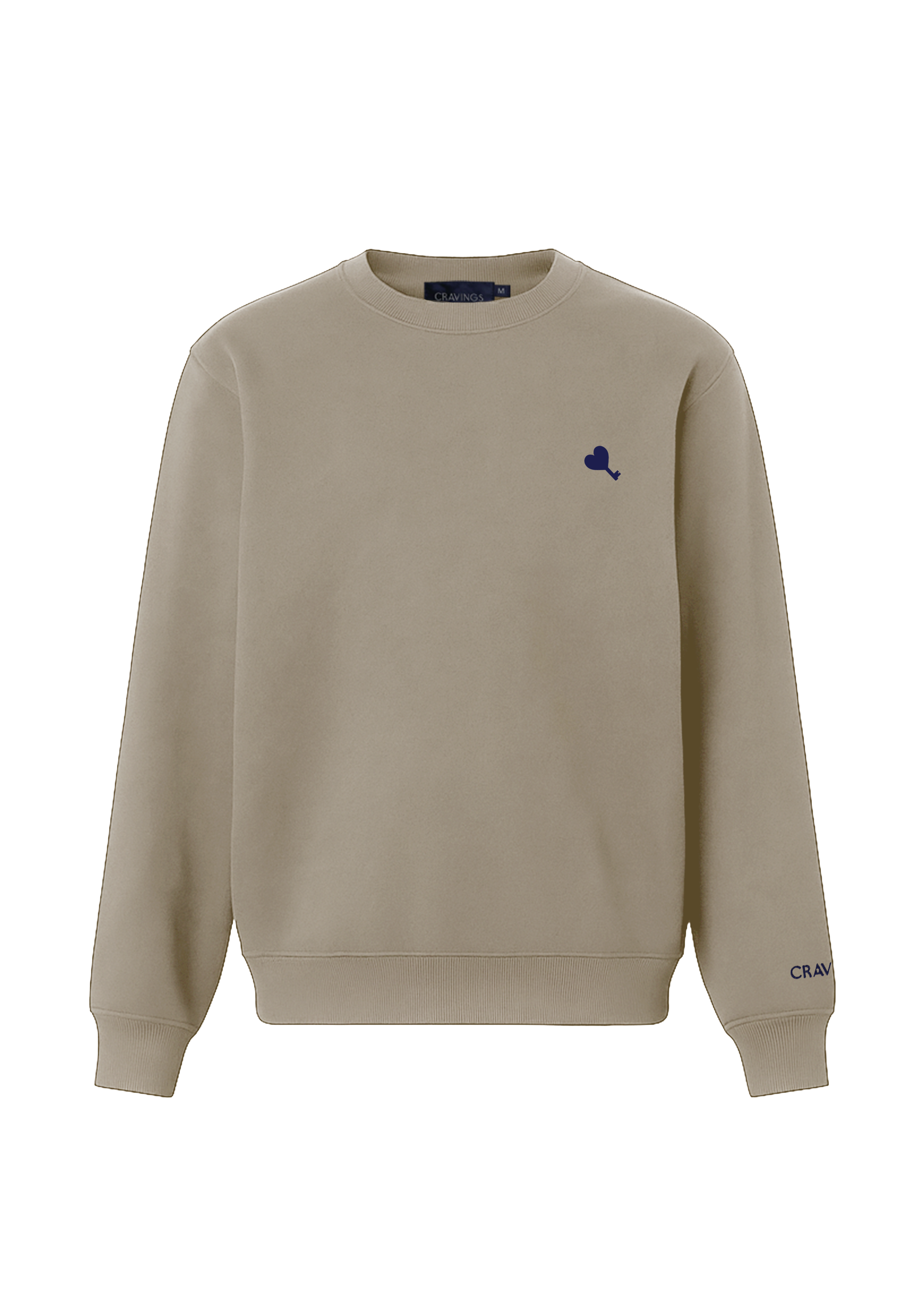 The Cœur Key Sweatshirt in Beige