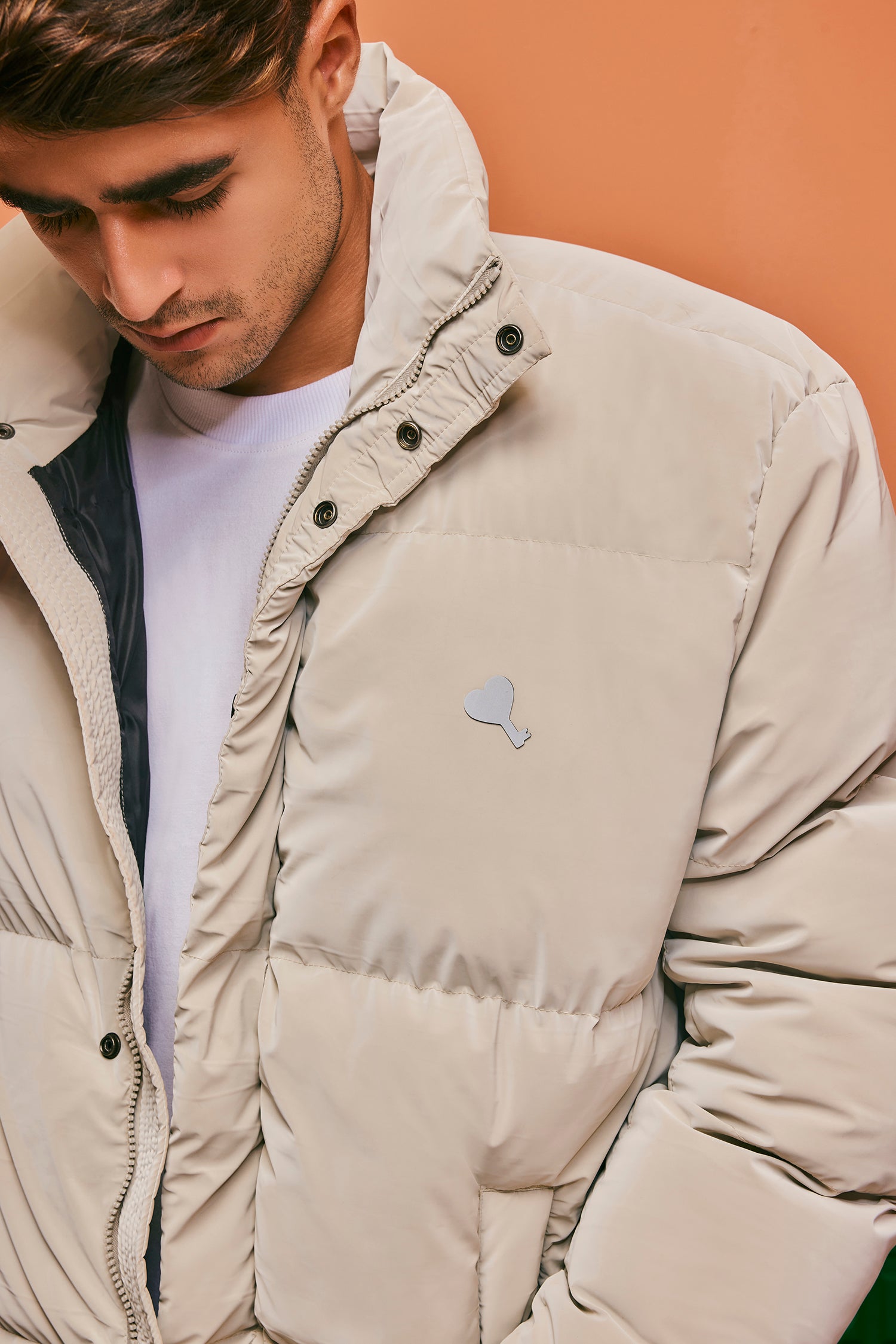 The Marshmallow Jacket in Ivory Pearl for Men