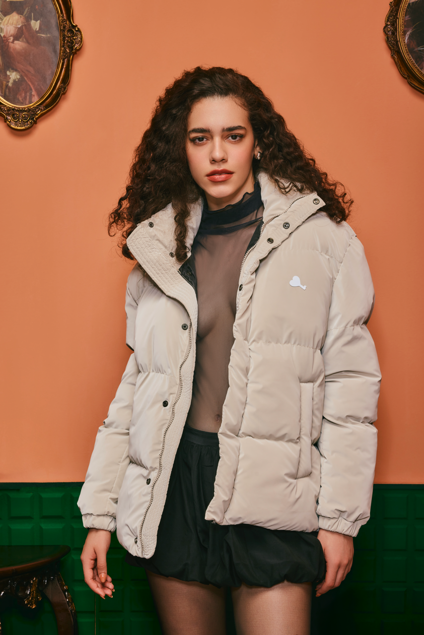 The Marshmallow Jacket in Ivory Pearl for Women